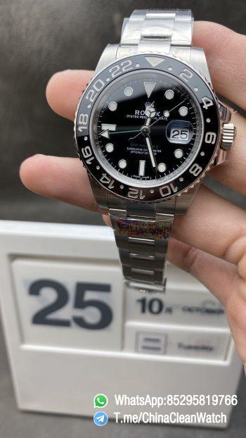 Clean Factory Watch Rolex GMT Master II 116710LN Black Dial