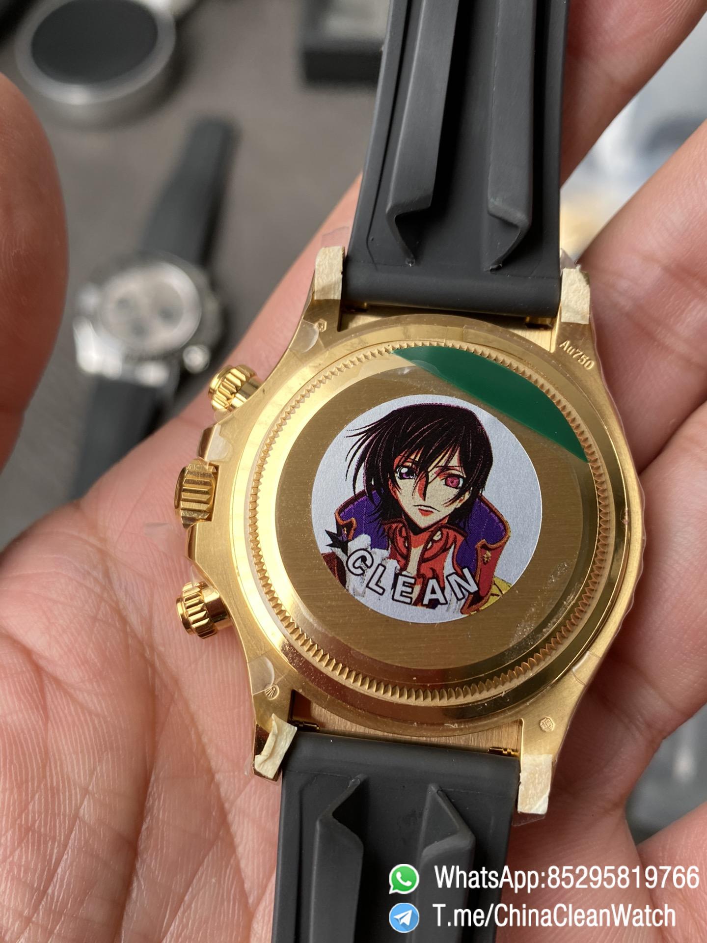 Clean Factory Watch Rolex Daytoan 126518 Yellow Gold Dial Black Ceramic Bezel Oysterflex Strap SH4131 Movement 007 Clean Factory Watch Rolex Daytoan 126518 Yellow Gold Dial Black Ceramic Bezel Oysterflex Strap SH4131 Movement 007