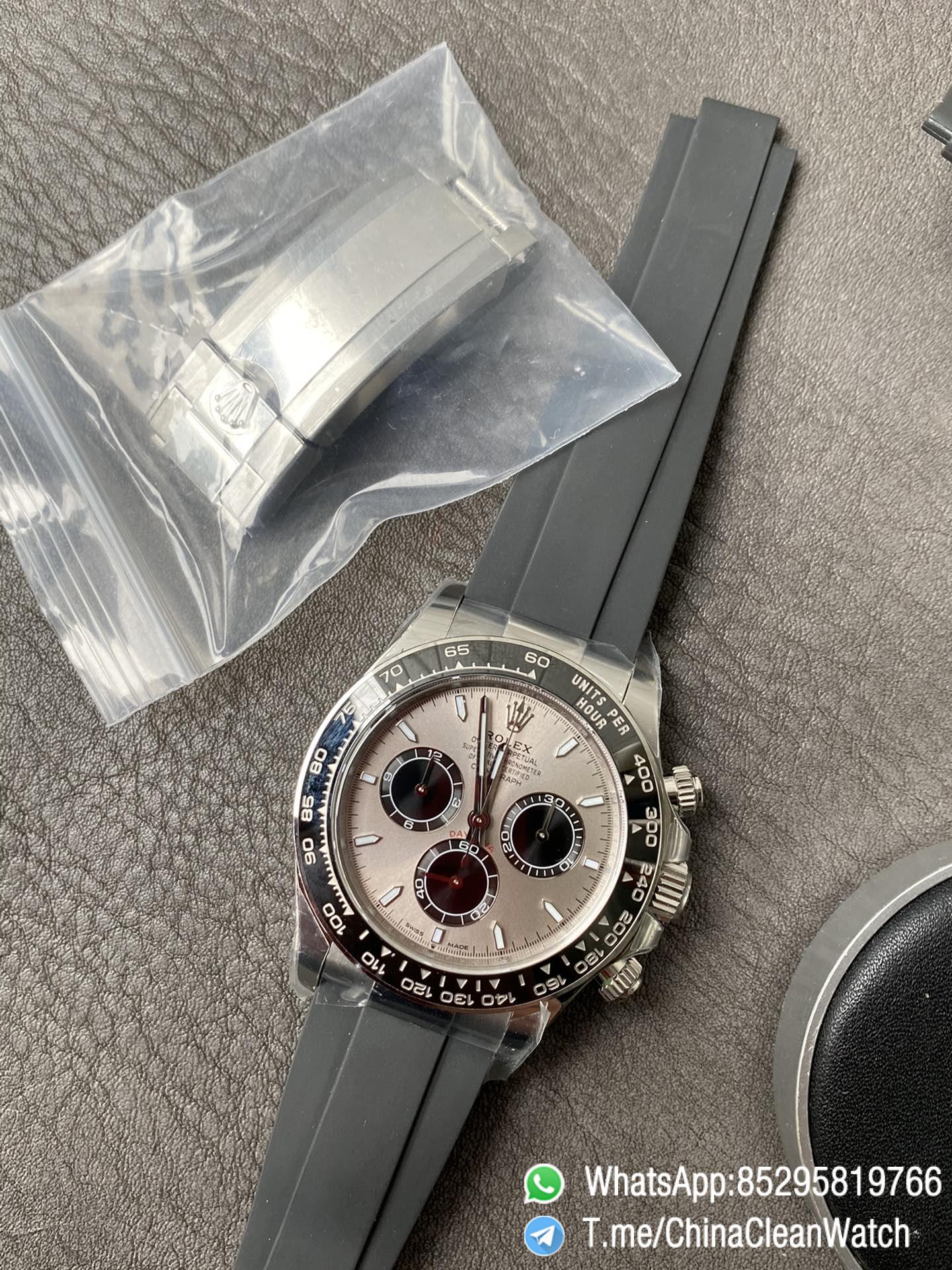 Clean Factory Watch Rolex Daytona 126519 Grey Dial 904L Stainless Steel Oysterflex Strap SH4131 Movement 72 Hours Power Reserve 08 Clean Factory Watch Rolex Daytona 126519 Grey Dial 904L Stainless Steel Oysterflex Strap SH4131 Movement 72 Hours Power Reserve 08