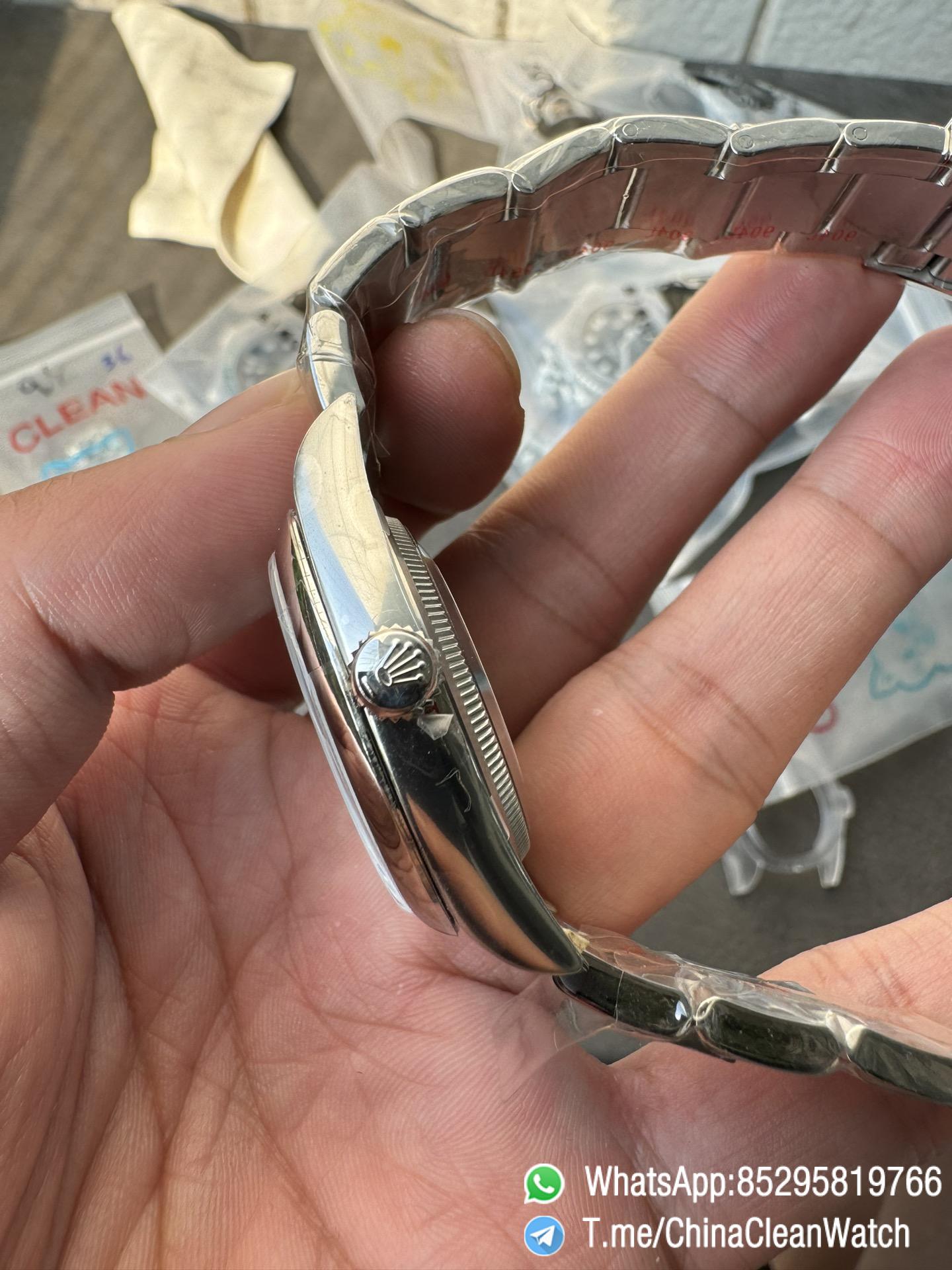 Clean Factory Rolex Oyster Perpetual 126000 36mm Tiffany Blue Dial 904L Steel VR3230 CF OP 05 Clean Factory Rolex Oyster Perpetual 126000 36mm Tiffany Blue Dial 904L Steel VR3230 CF OP 05