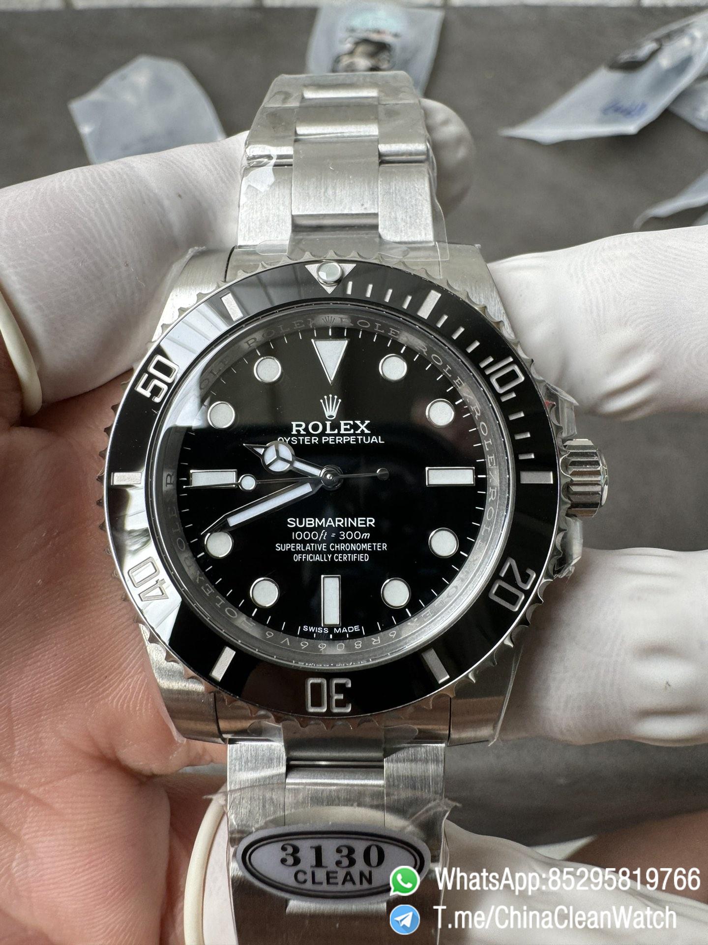 Clean Factory Watch Submariner 114060 No Date Black Ceramic Black Dial 904L Steel VR3130 Movement 05 Clean Factory Watch Submariner 114060 No Date Black Ceramic Black Dial 904L Steel VR3130 Movement 05