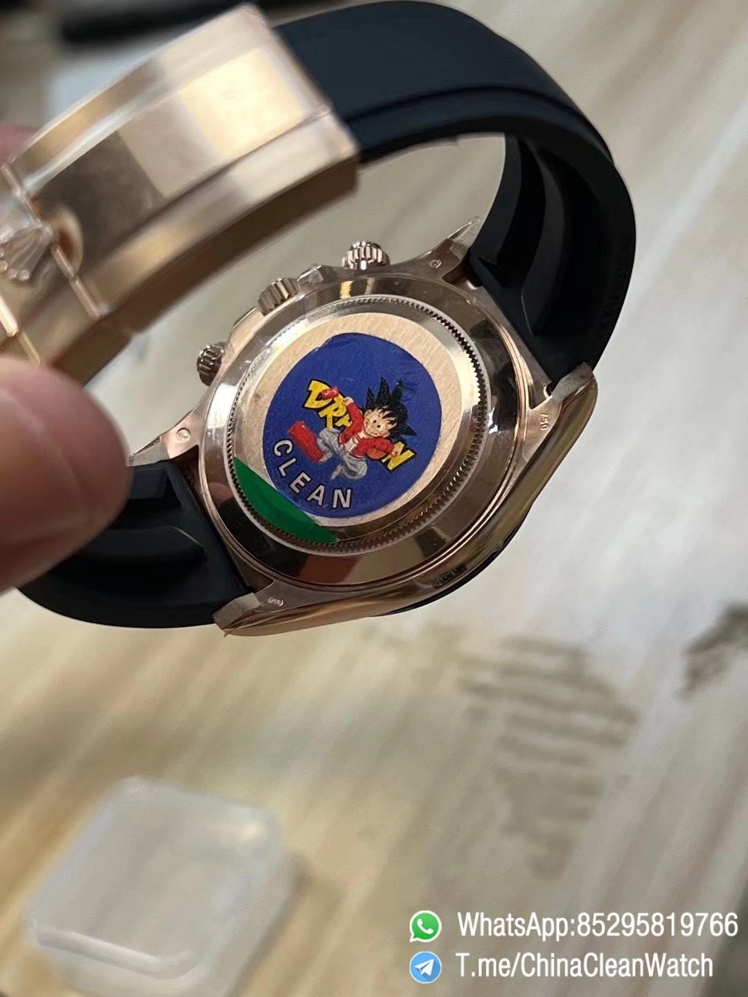 Clean Factory Daytona 116515 Rose Gold Case Chocolate Dial Black Chrono Dial DanDong 4130 Movement Oysterflex Strap 05 Clean Factory Daytona 116515 Rose Gold Case Chocolate Dial Black Chrono Dial DanDong 4130 Movement Oysterflex Strap 05