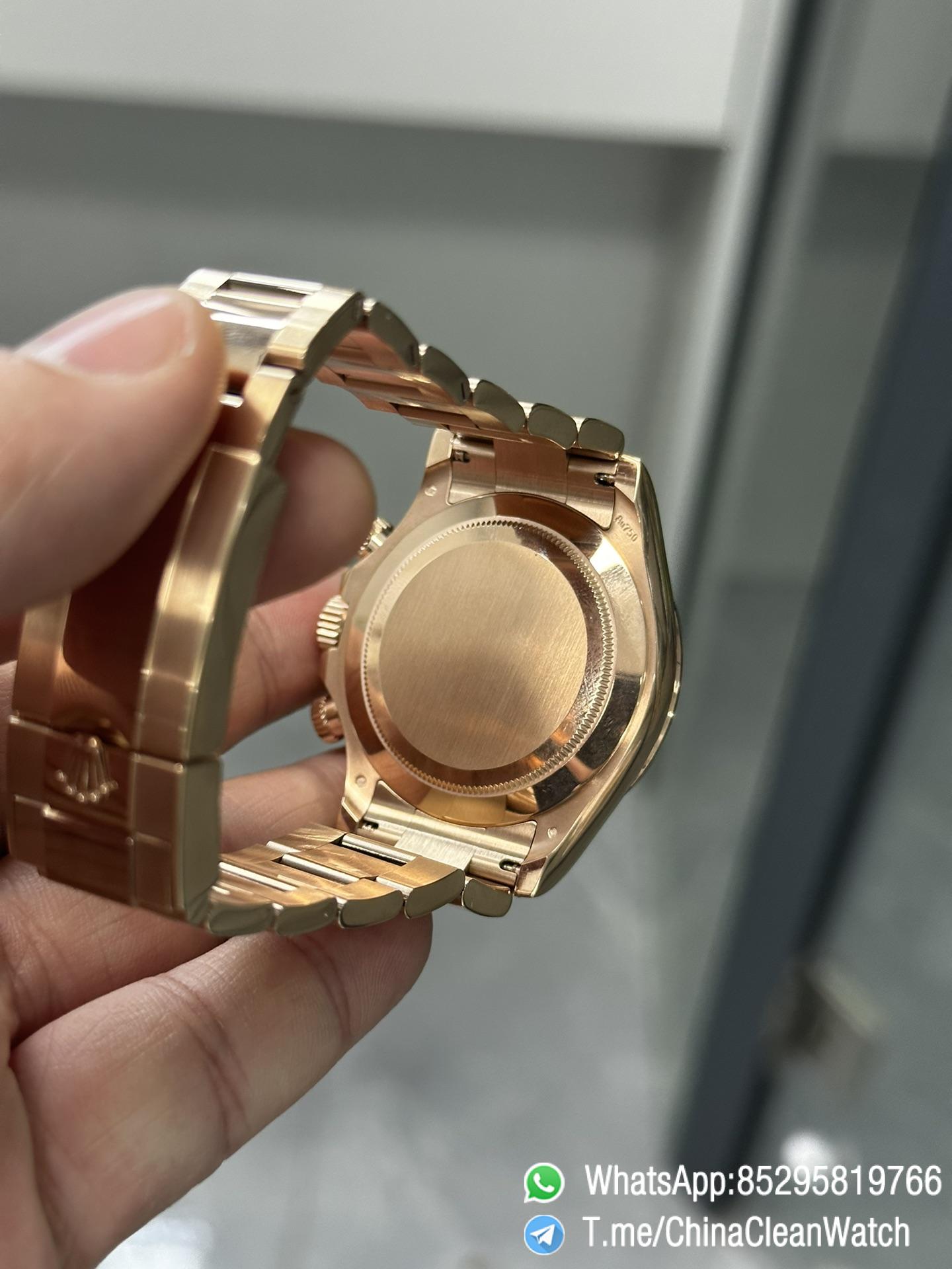 Clean Factory Daytona M116505 0010 Rose Gold Case Bracelet White Dail DanDong Superclone 4130 Movement 05 Clean Factory Daytona M116505 0010 Rose Gold Case Bracelet White Dail DanDong Superclone 4130 Movement 05