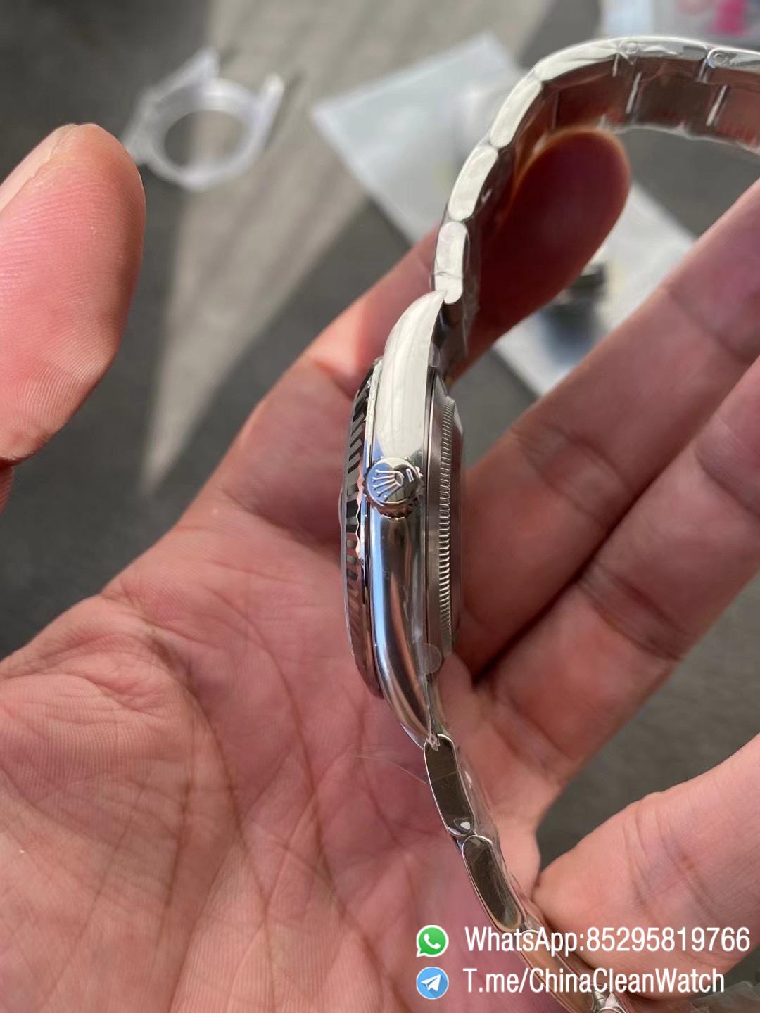 Clean Factory Rolex DateJust 41 126334 0031 Bright Blue Fluted Motif Dial on Oyster Bracelet Superclone 3235 Movement 05 Clean Factory Rolex DateJust 41 126334 0031 Bright Blue Fluted Motif Dial on Oyster Bracelet Superclone 3235 Movement 05