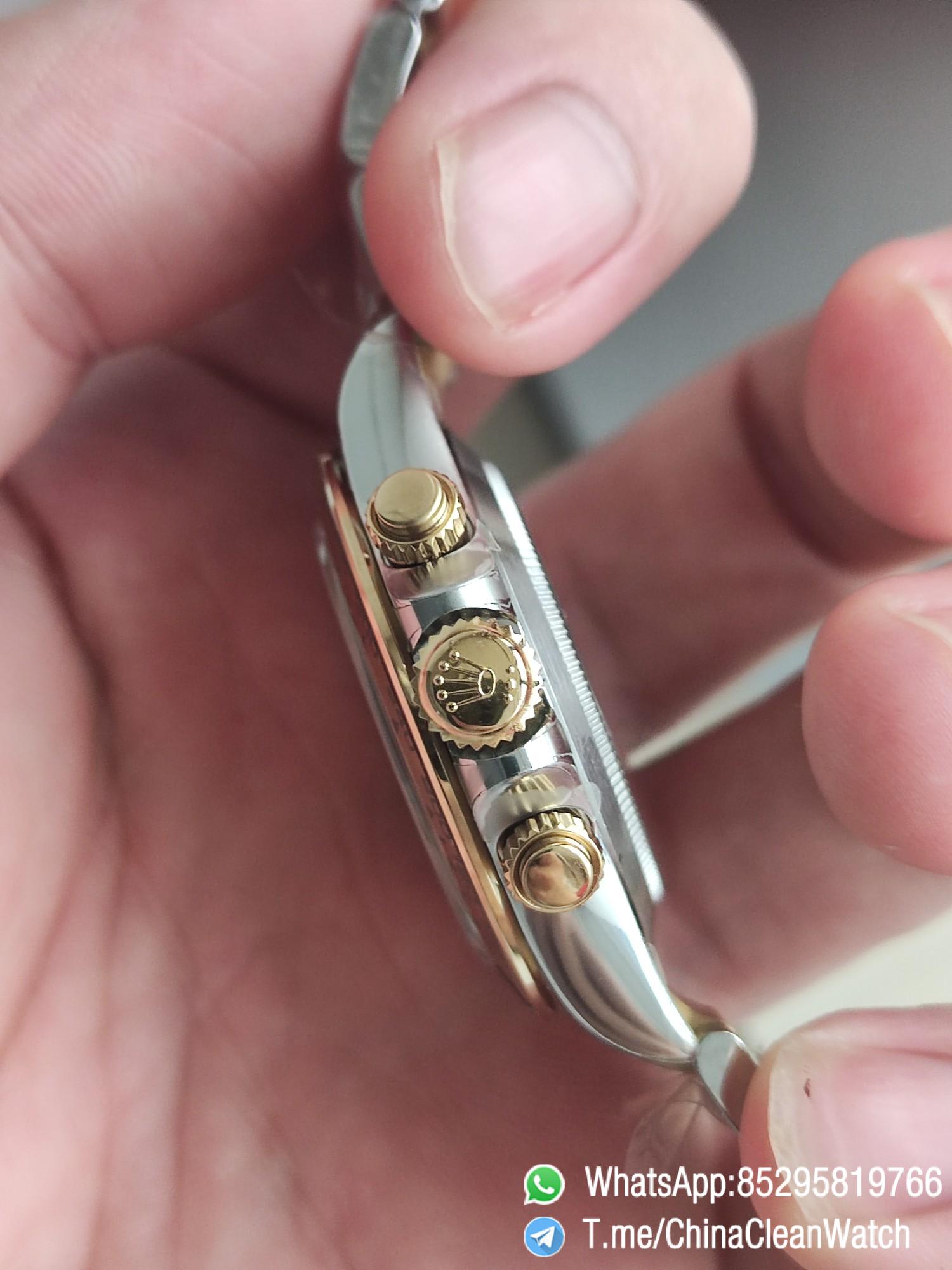 Clean Factory Watch Rolex Daytona 116503 Yellow Gold Steel Two Tone Braclet Champagne Dial Stick Markers 06 Clean Factory Watch Rolex Daytona 116503 Yellow Gold Steel Two Tone Braclet Champagne Dial Stick Markers 06