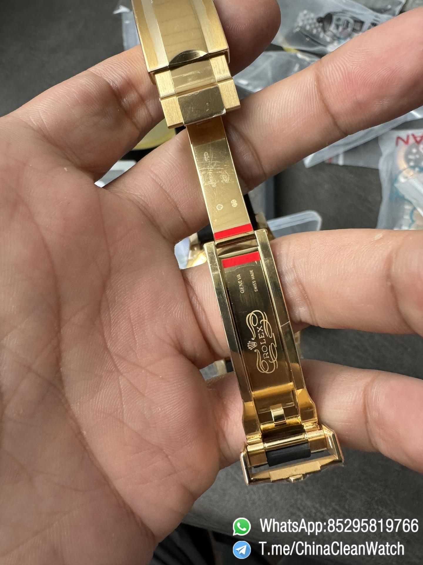 Clean Factory Rolex Daytona Eye Of The Tiger 116588TBR Wrapped 18K Yellow Gold Diamonds Dial Bezel DD4130 Movement 08 Clean Factory Rolex Daytona Eye Of The Tiger 116588TBR Wrapped 18K Yellow Gold Diamonds Dial Bezel DD4130 Movement 08