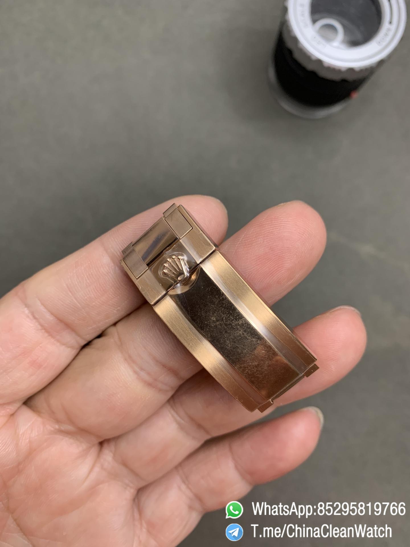 CF Daytona 116515 Rose Gold Case Black Dial with Diamonds Markers on Oysterflex Strap DanDong 4130 Movement 06 CF Daytona 116515 Rose Gold Case Black Dial with Diamonds Markers on Oysterflex Strap DanDong 4130 Movement 06