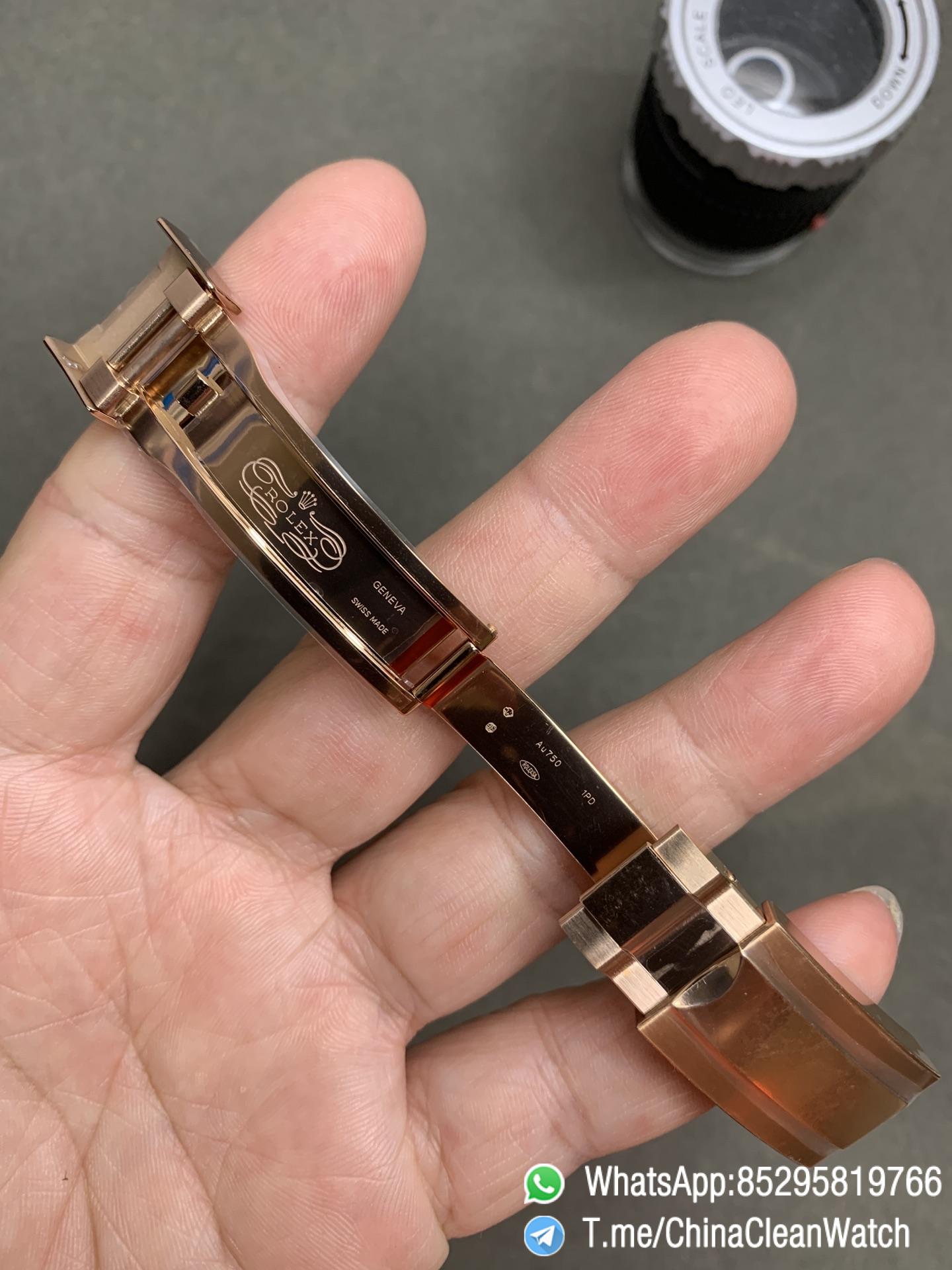 CF Daytona 116515 Rose Gold Case Black Dial with Diamonds Markers on Oysterflex Strap DanDong 4130 Movement 07 CF Daytona 116515 Rose Gold Case Black Dial with Diamonds Markers on Oysterflex Strap DanDong 4130 Movement 07