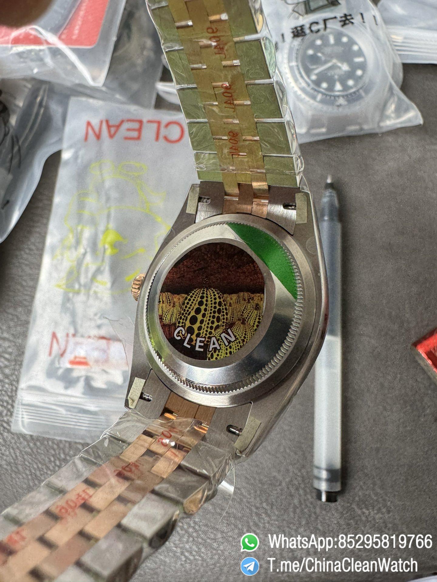 Clean Factory DateJust 36mm 126231 Wimbledon 904L Steel Grey Dial Green Roman Marker Two Tone Jubilee Bracelet SH3235 Movement 08 Clean Factory DateJust 36mm 126231 Wimbledon 904L Steel Grey Dial Green Roman Marker Two Tone Jubilee Bracelet SH3235 Movement 08