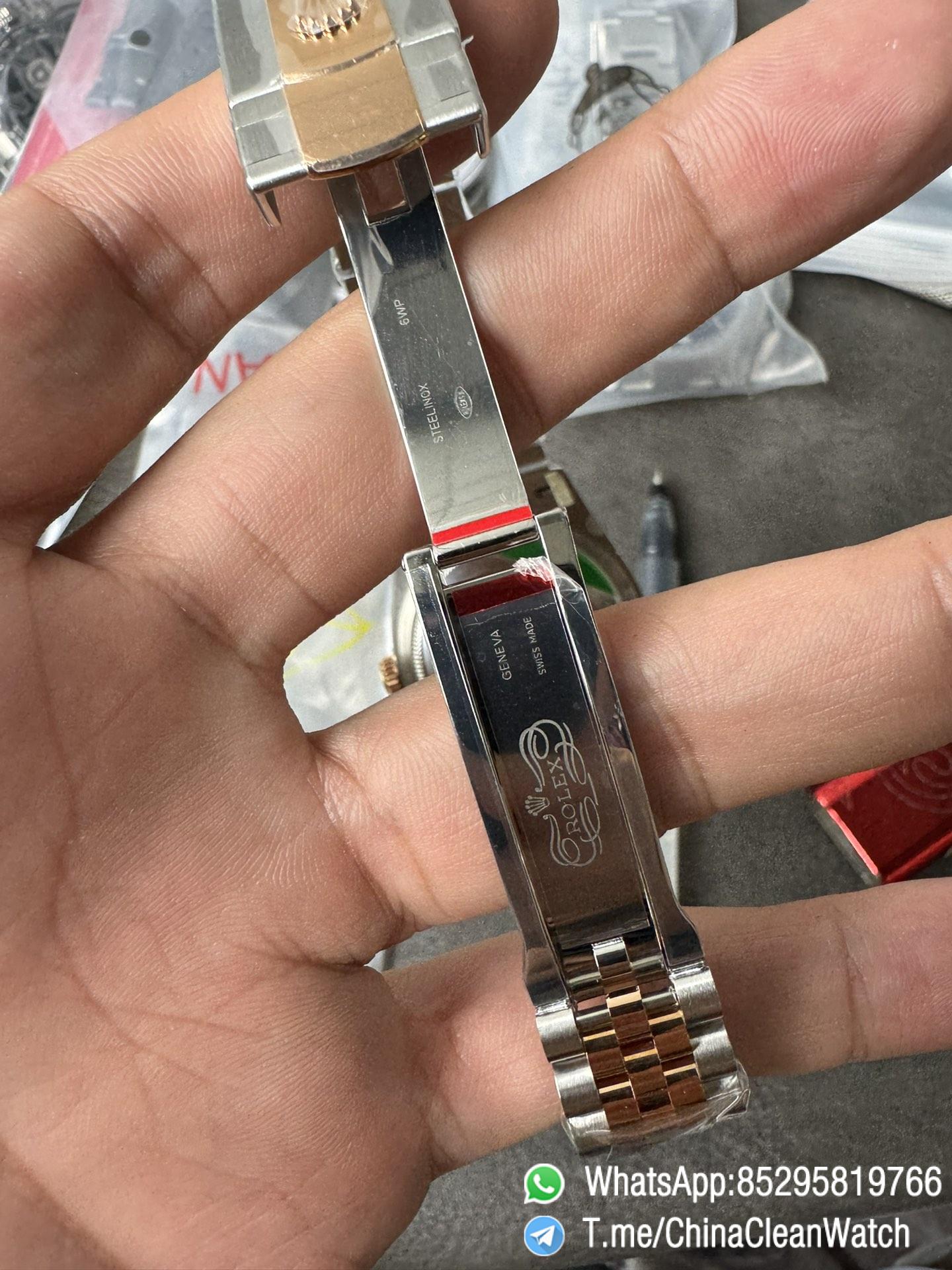 Clean Factory DateJust 36mm 126231 Wimbledon 904L Steel Grey Dial Green Roman Marker Two Tone Jubilee Bracelet SH3235 Movement 09 Clean Factory DateJust 36mm 126231 Wimbledon 904L Steel Grey Dial Green Roman Marker Two Tone Jubilee Bracelet SH3235 Movement 09