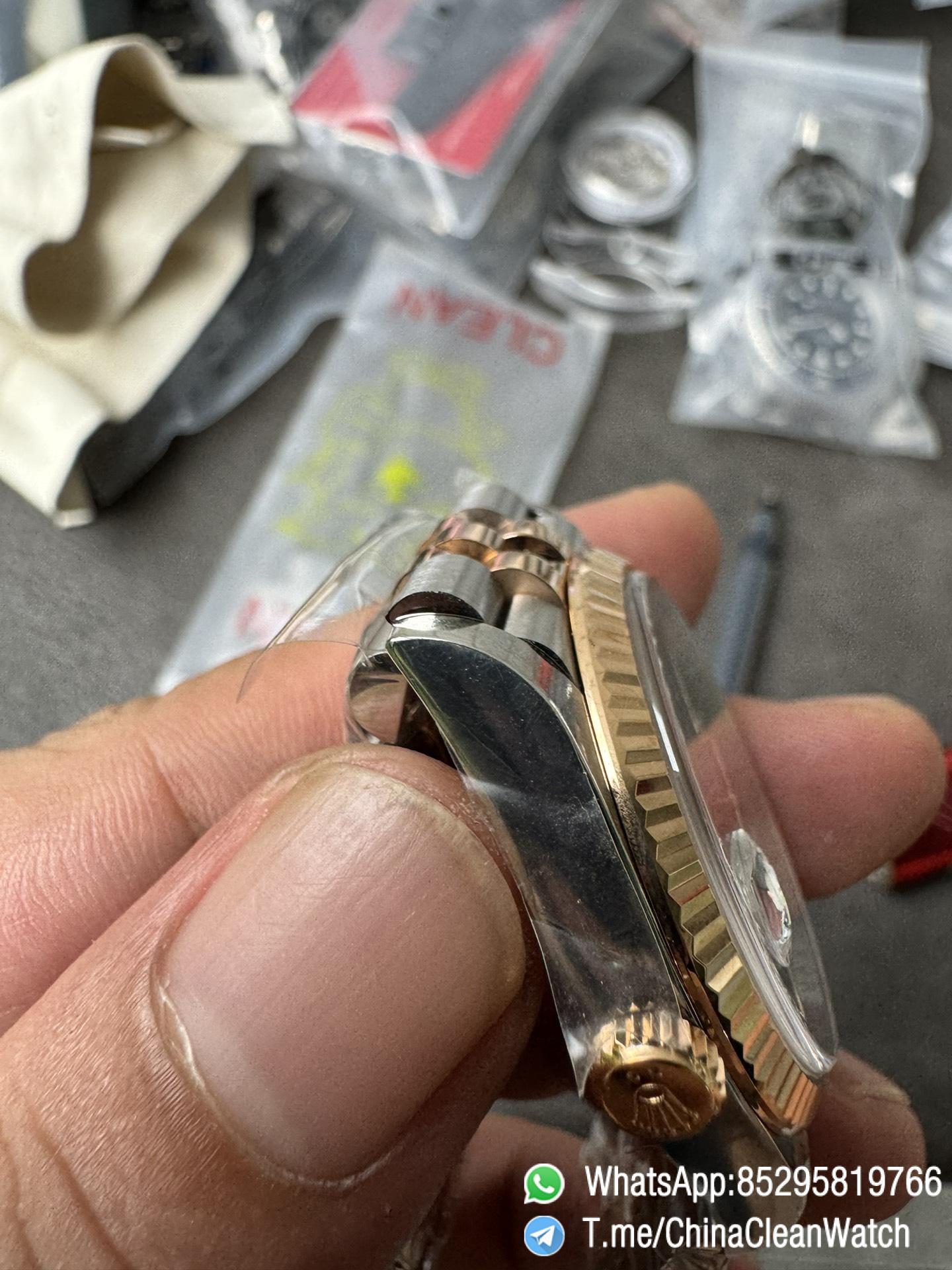 Clean Factory DateJust 36mm 126231 Wimbledon 904L Steel Grey Dial Green Roman Marker Two Tone Jubilee Bracelet SH3235 Movement 11 Clean Factory DateJust 36mm 126231 Wimbledon 904L Steel Grey Dial Green Roman Marker Two Tone Jubilee Bracelet SH3235 Movement 11