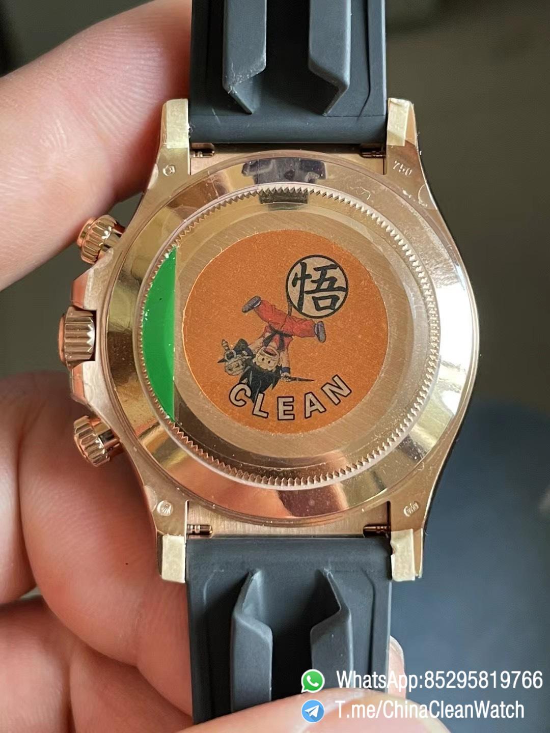 Clean Factory Daytona 116515LN Rose Gold Case Chocolate Dial with Black Number Markers Blacek Ceramic Bezel DD4130 Oysterflex Strap 07 Clean Factory Daytona 116515LN Rose Gold Case Chocolate Dial with Black Number Markers Blacek Ceramic Bezel DD4130 Oysterflex Strap 07