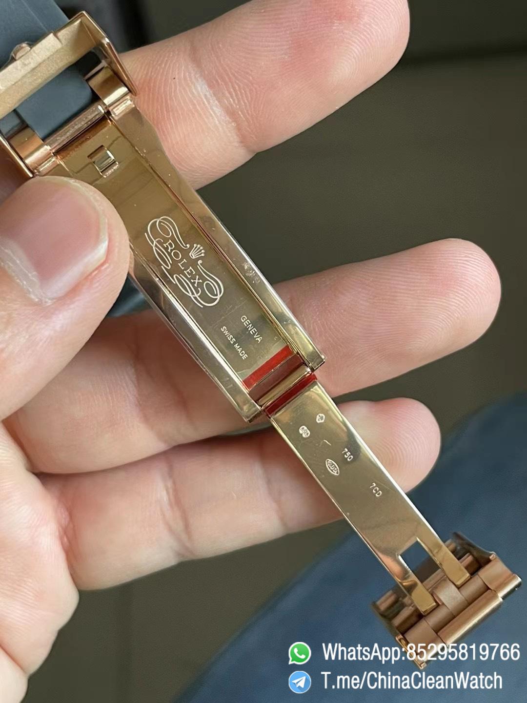 Clean Factory Daytona 116515LN Rose Gold Case Chocolate Dial with Black Number Markers Blacek Ceramic Bezel DD4130 Oysterflex Strap 09 Clean Factory Daytona 116515LN Rose Gold Case Chocolate Dial with Black Number Markers Blacek Ceramic Bezel DD4130 Oysterflex Strap 09