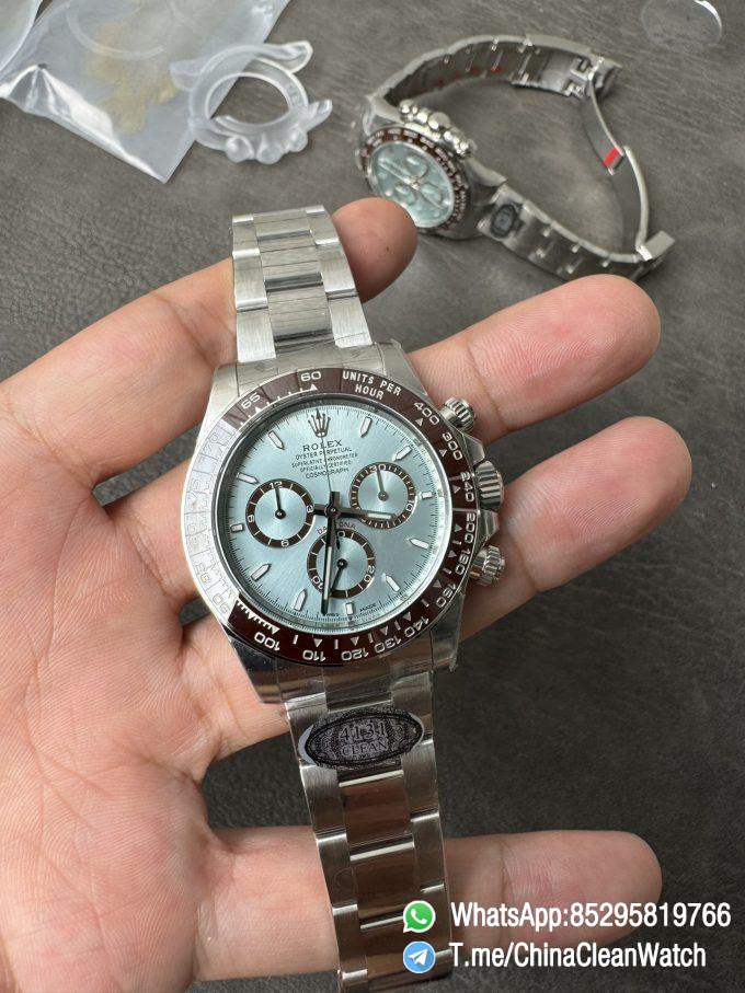 Clean Factory Daytona 126506 ICE Blue Dial Brown Ceramic Bezel SH4131 Movement 72 Hours Power Reserve 01