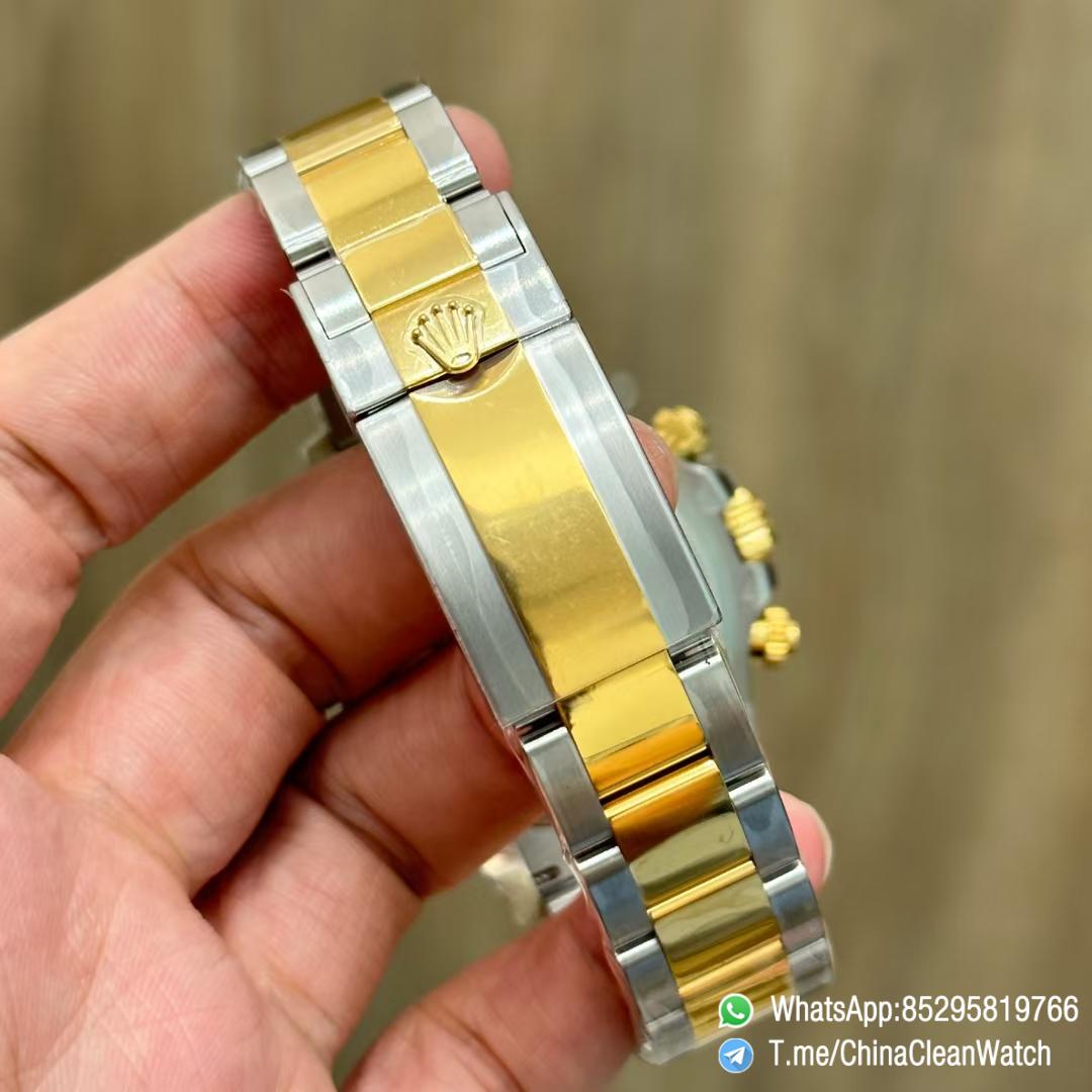 Clean Factory Daytona 126503 Two Tone Yellow Gold Steel Bracelet White Dial with Gold Eye Sub Dial SH4131 Movement 08 Clean Factory Daytona 126503 Two Tone Yellow Gold Steel Bracelet White Dial with Gold Eye Sub Dial SH4131 Movement 08