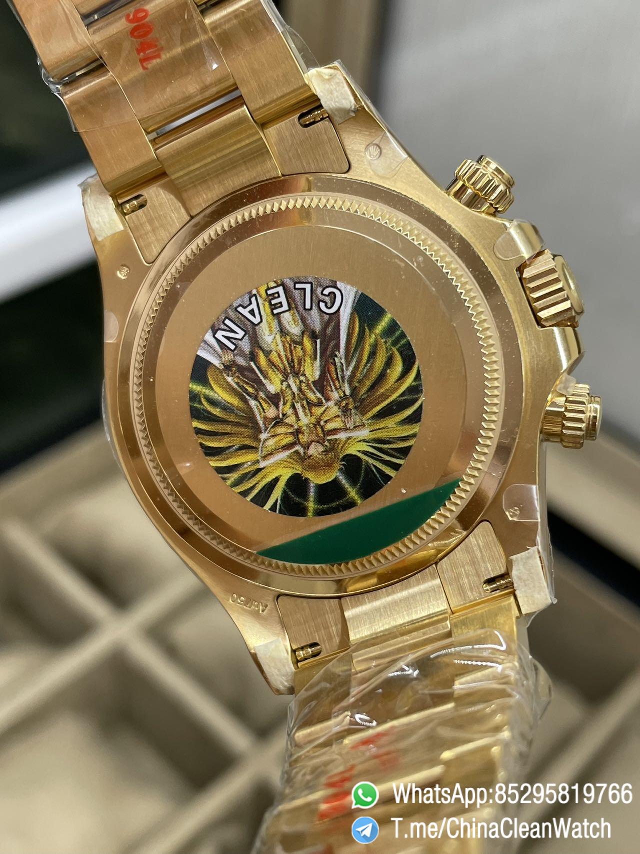 Clean Factory Daytona 126508 18K Yellow Gold Plated on Case Bracelet Yellow Gold Dial with Black Sub Dial SH4131 Movement 08 Clean Factory Daytona 126508 18K Yellow Gold Plated on Case Bracelet Yellow Gold Dial with Black Sub Dial SH4131 Movement 08