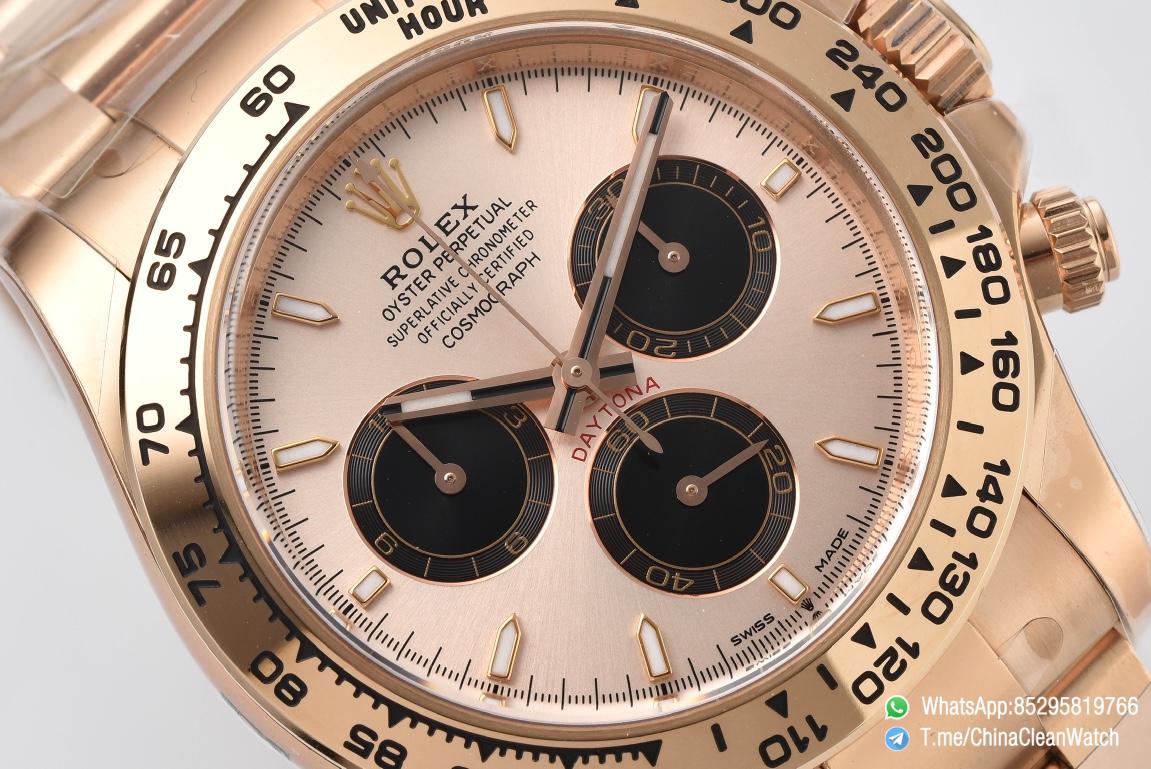 Clean Factory Rolex Daytona 126505 Rose Gold Case Bracelet Rose Gold Dial with Black Sub Dial SH4131 Movement 02 Clean Factory Rolex Daytona 126505 Rose Gold Case Bracelet Rose Gold Dial with Black Sub Dial SH4131 Movement 02