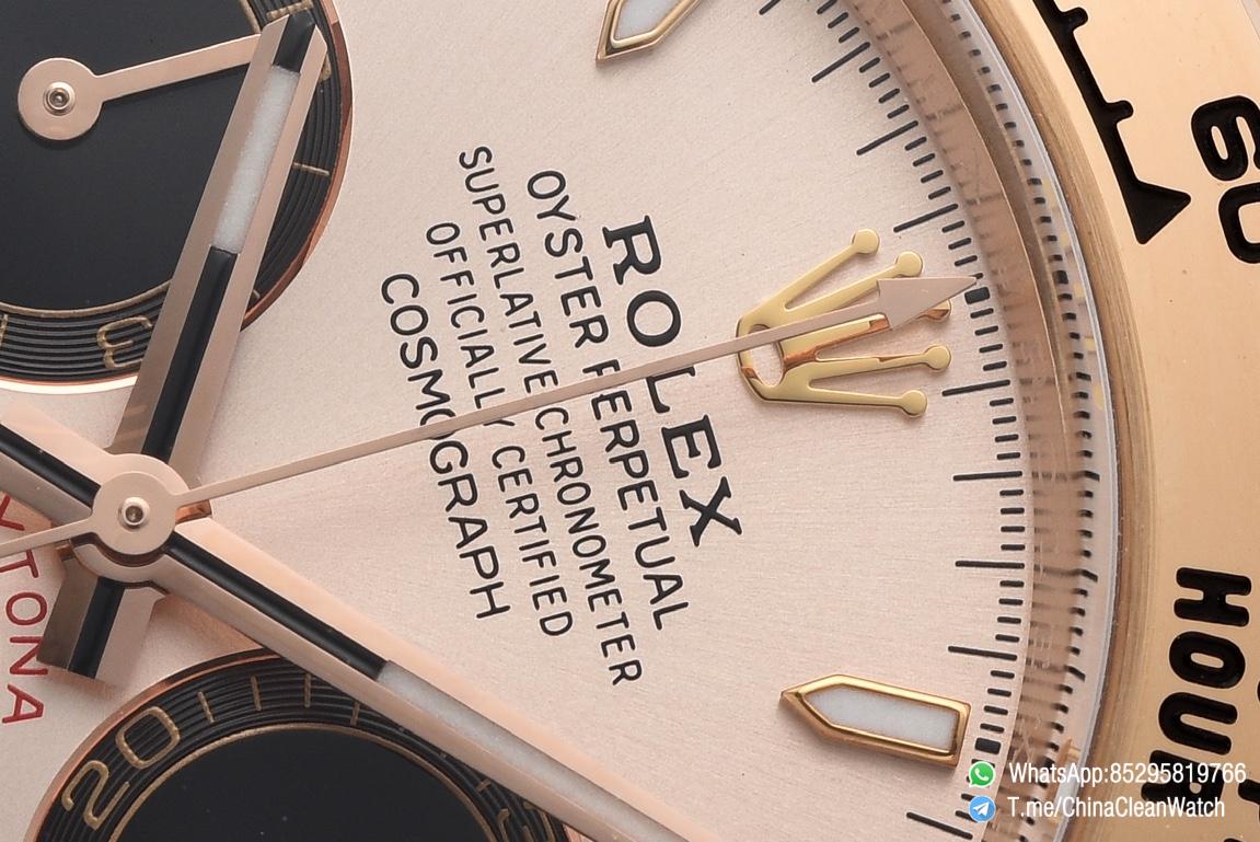 Clean Factory Rolex Daytona 126505 Rose Gold Case Bracelet Rose Gold Dial with Black Sub Dial SH4131 Movement 04 Clean Factory Rolex Daytona 126505 Rose Gold Case Bracelet Rose Gold Dial with Black Sub Dial SH4131 Movement 04