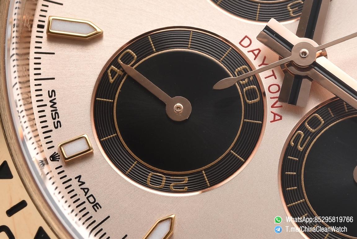 Clean Factory Rolex Daytona 126505 Rose Gold Case Bracelet Rose Gold Dial with Black Sub Dial SH4131 Movement 05 Clean Factory Rolex Daytona 126505 Rose Gold Case Bracelet Rose Gold Dial with Black Sub Dial SH4131 Movement 05