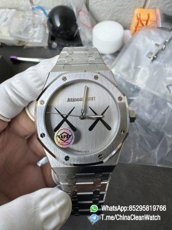 APS Factory Royal Oak KAWS 15500 XX Dial Stainless Steel Case Bracelet SA4302 Super Clone Movement 06