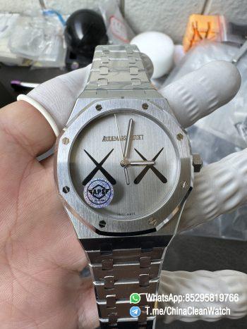 APS Factory Royal Oak KAWS 15500 XX Dial Stainless Steel Case Bracelet SA4302 Super Clone Movement 09