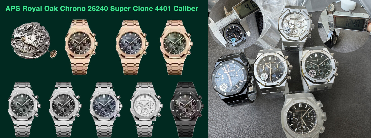 APS Royal Oak Chrono 26240 Super Clone 4401 Caliber