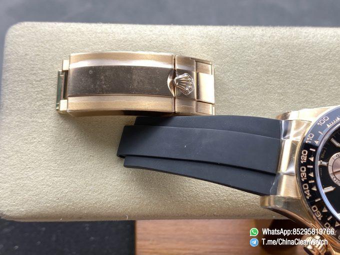 Clean Factory Daytona 126515LN 18K Rose Gold Plated Case Black and Rose Gold Dial Oysterflex Strap SH4131 08