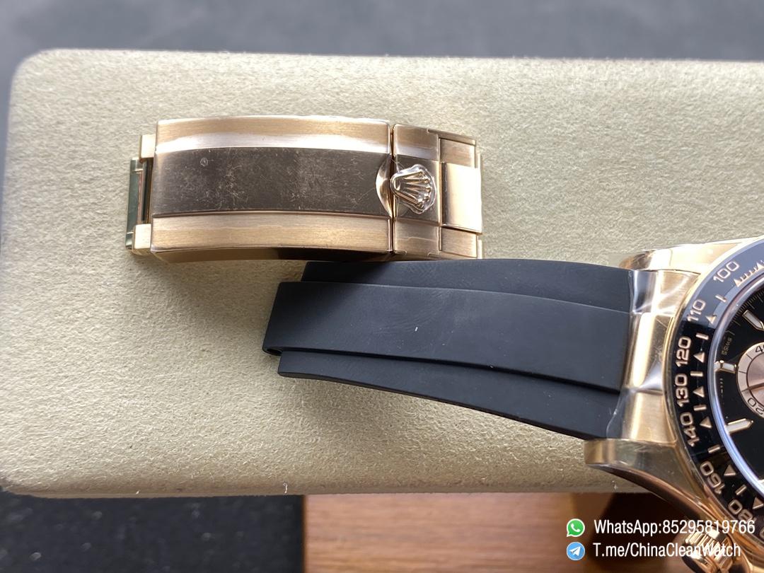 Clean Factory Daytona 126515LN 18K Rose Gold Plated Case Black and Rose Gold Dial Oysterflex Strap SH4131 08 Clean Factory Daytona 126515LN 18K Rose Gold Plated Case Black and Rose Gold Dial Oysterflex Strap SH4131 08