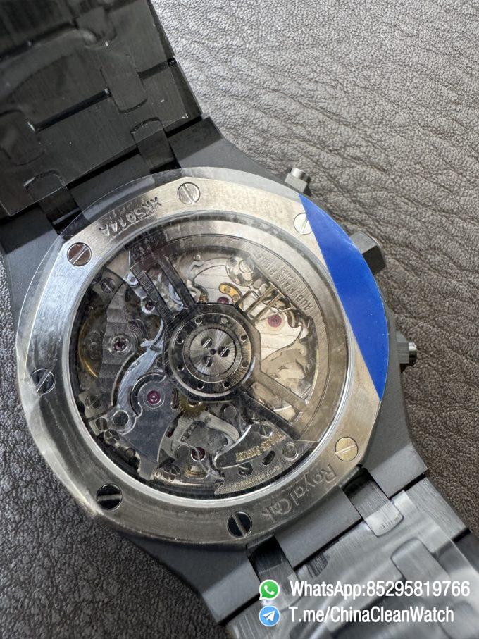 APS Factory Super Clone AP Royal Oak Chrono 26240 Black Dial Black Ceramic Case and Bracelet SuperClone 4401 Movement 08