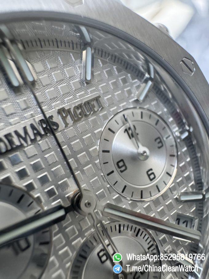 APS Factory Super Clone AP Royal Oak Chrono 26240 Silver Dial Stainless Steel Case and Bracelet SuperClone 4401 Movement 06