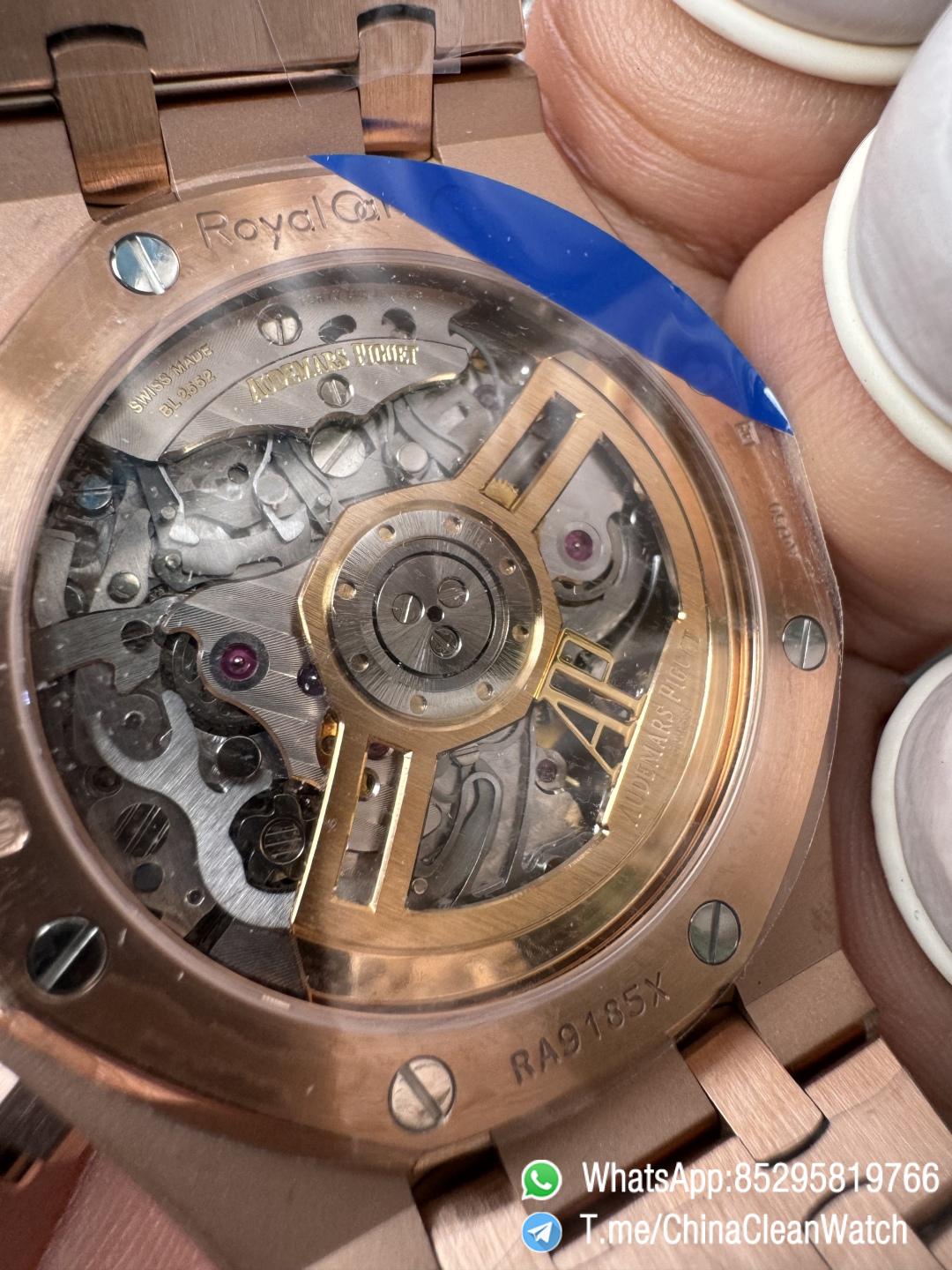 APS Factory Super Clone AP Royal Oak Chrono 26240 Silver Dial on Rose Gold Case and Bracelet SuperClone 4401 Movement 10 APS Factory Super Clone AP Royal Oak Chrono 26240 Silver Dial on Rose Gold Case and Bracelet SuperClone 4401 Movement 10