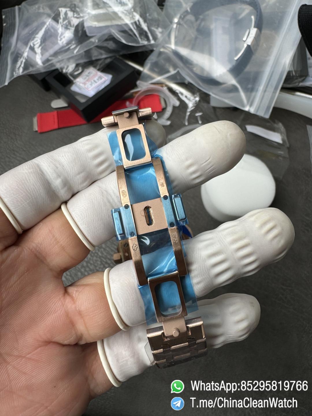 APS Factory Super Clone AP Royal Oak Chrono 26240 Silver Dial on Rose Gold Case and Bracelet SuperClone 4401 Movement 13 APS Factory Super Clone AP Royal Oak Chrono 26240 Silver Dial on Rose Gold Case and Bracelet SuperClone 4401 Movement 13