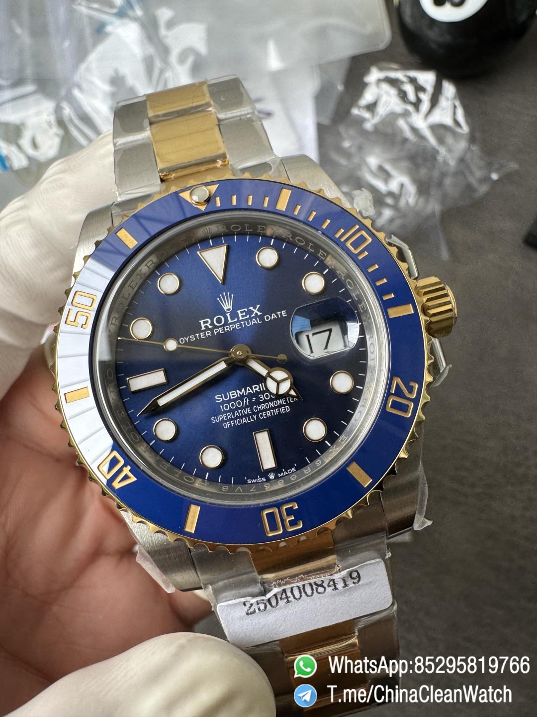 Clean Factory Watch Submariner 126613LB 41mm Blue Dial Blue Ceramic Bezel Wrapped 18K Yellow Gold Case and Oyster Bracelet SH3235 Movement 05 Clean Factory Watch Submariner 126613LB 41mm Blue Dial Blue Ceramic Bezel Wrapped 18K Yellow Gold Case and Oyster Bracelet SH3235 Movement 05