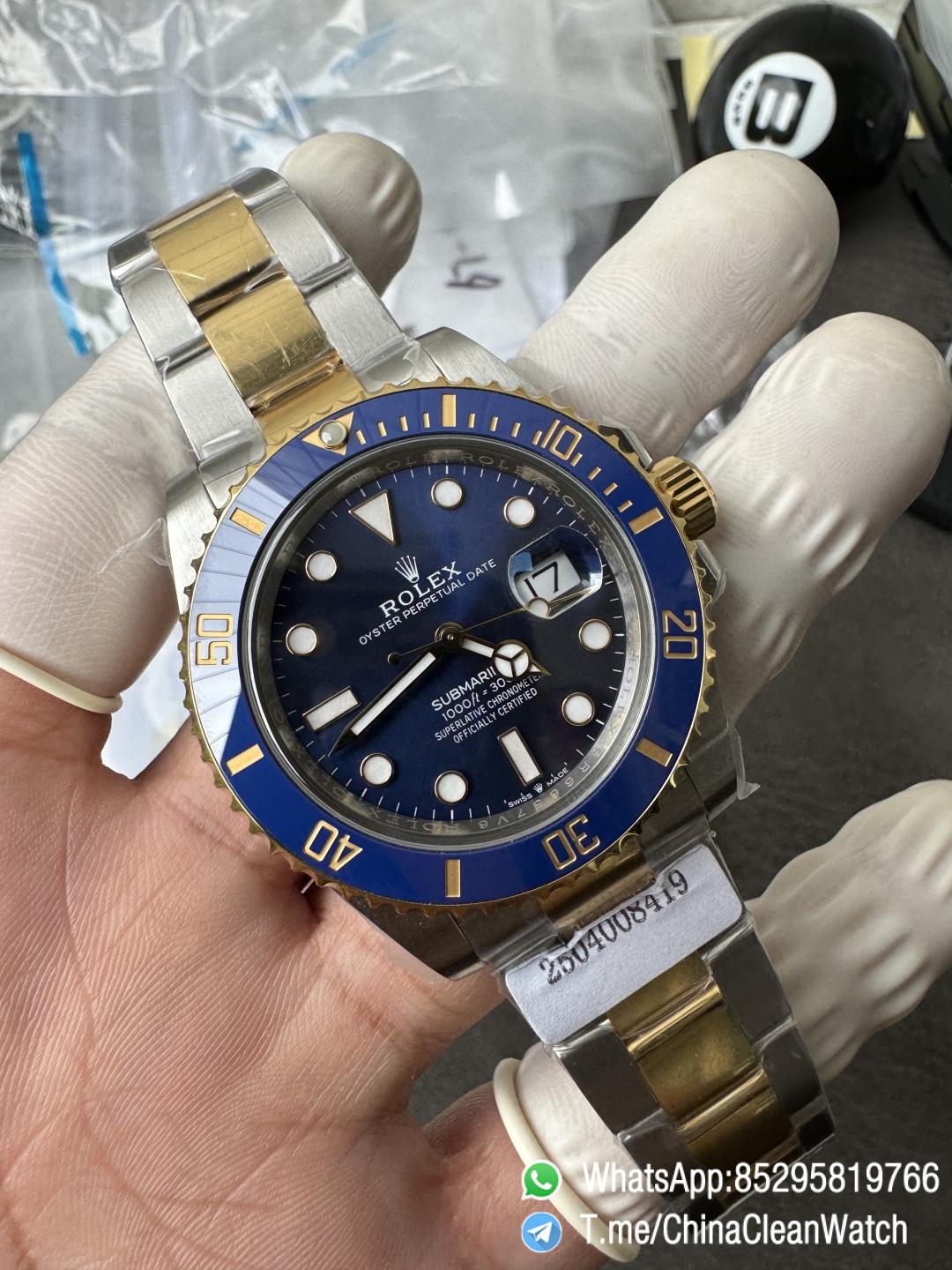 Clean Factory Watch Submariner 126613LB 41mm Blue Dial Blue Ceramic Bezel Wrapped 18K Yellow Gold Case and Oyster Bracelet SH3235 Movement 06 Clean Factory Watch Submariner 126613LB 41mm Blue Dial Blue Ceramic Bezel Wrapped 18K Yellow Gold Case and Oyster Bracelet SH3235 Movement 06