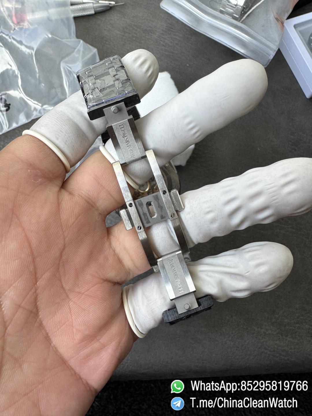 THB Factory Super Clone AP Royal Oak Openworked 15416 41mm Black Ceramic Case and Bracelet SA3132 V2 09 THB Factory Super Clone AP Royal Oak Openworked 15416 41mm Black Ceramic Case and Bracelet SA3132 V2 09