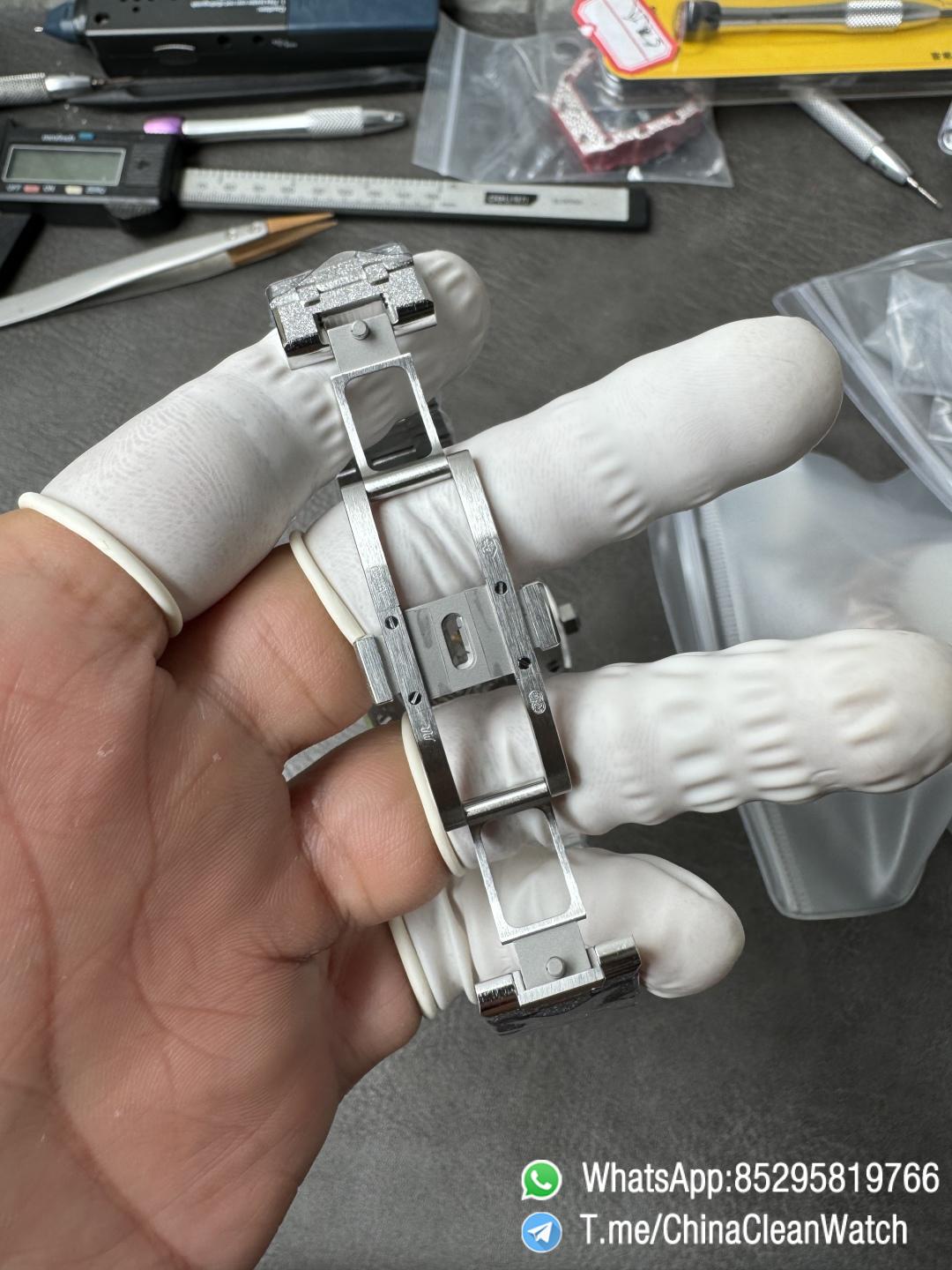 THB Factory Super Clone Royal Oak Openworked 15407 41mm Skeleton Dial Frosted Stainless Steel Case and Bracelet SA3132 V2 12 THB Factory Super Clone Royal Oak Openworked 15407 41mm Skeleton Dial Frosted Stainless Steel Case and Bracelet SA3132 V2 12