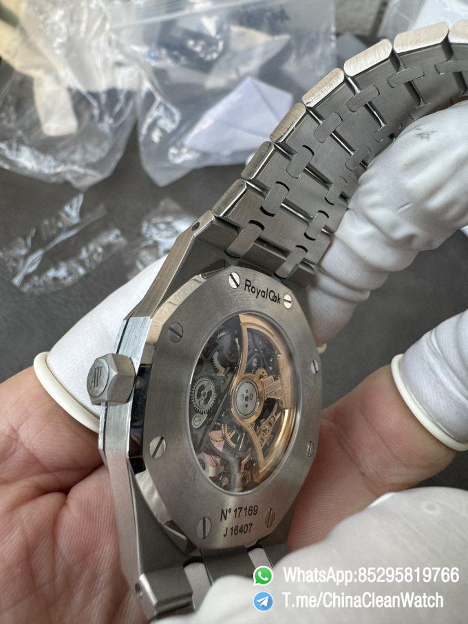 THB Factory Super Clone Royal Oak Openworked 15407 41mm Skeleton Dial Stainless Steel Case and Bracelet SA3132 V2 07