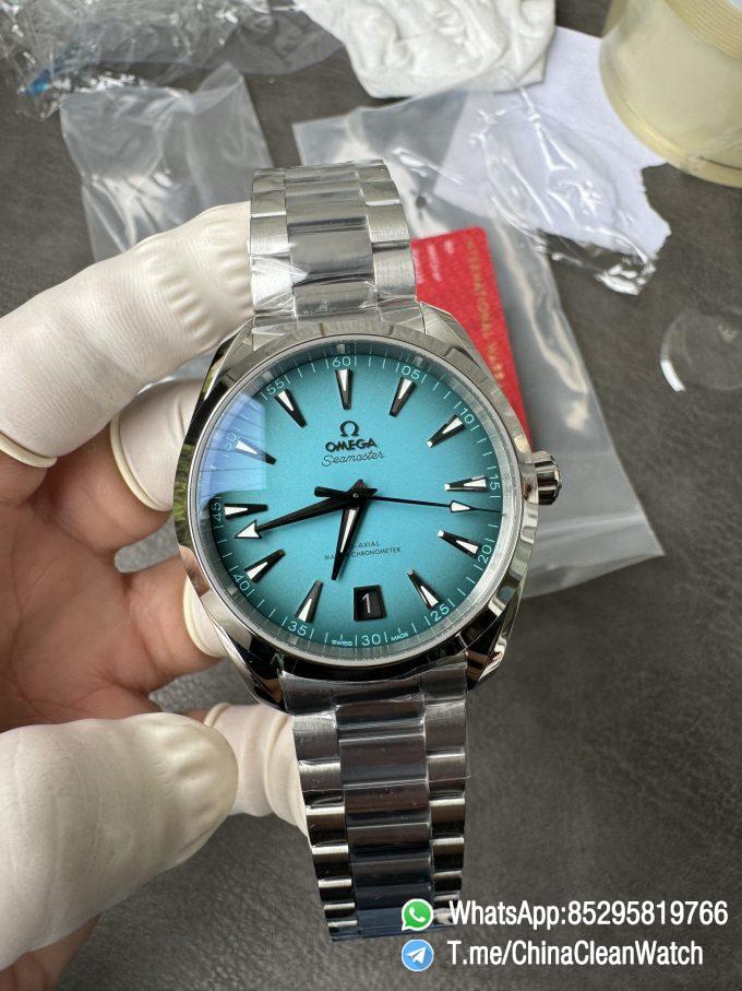 VSF Seamaster Aqua Terra 150m 41mm Turquoise Dial with Black Gradient Effect Super Luminova Super Clone 8900 Movement 02