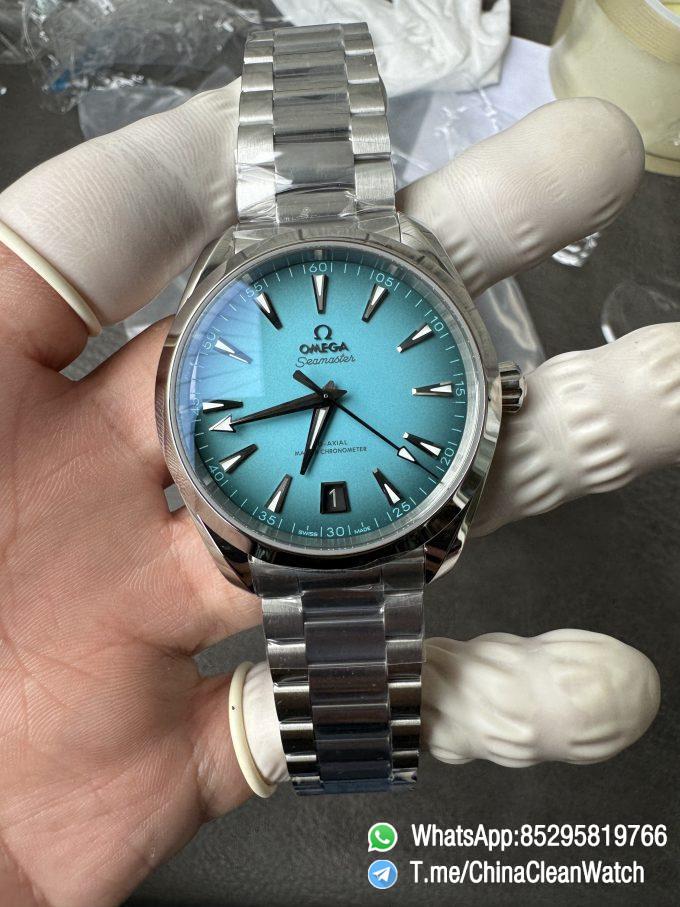 VSF Seamaster Aqua Terra 150m 41mm Turquoise Dial with Black Gradient Effect Super Luminova Super Clone 8900 Movement 04
