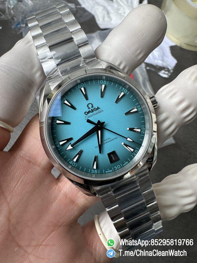 VSF Seamaster Aqua Terra 150m 41mm Turquoise Dial with Black Gradient Effect Super Luminova Super Clone 8900 Movement 05