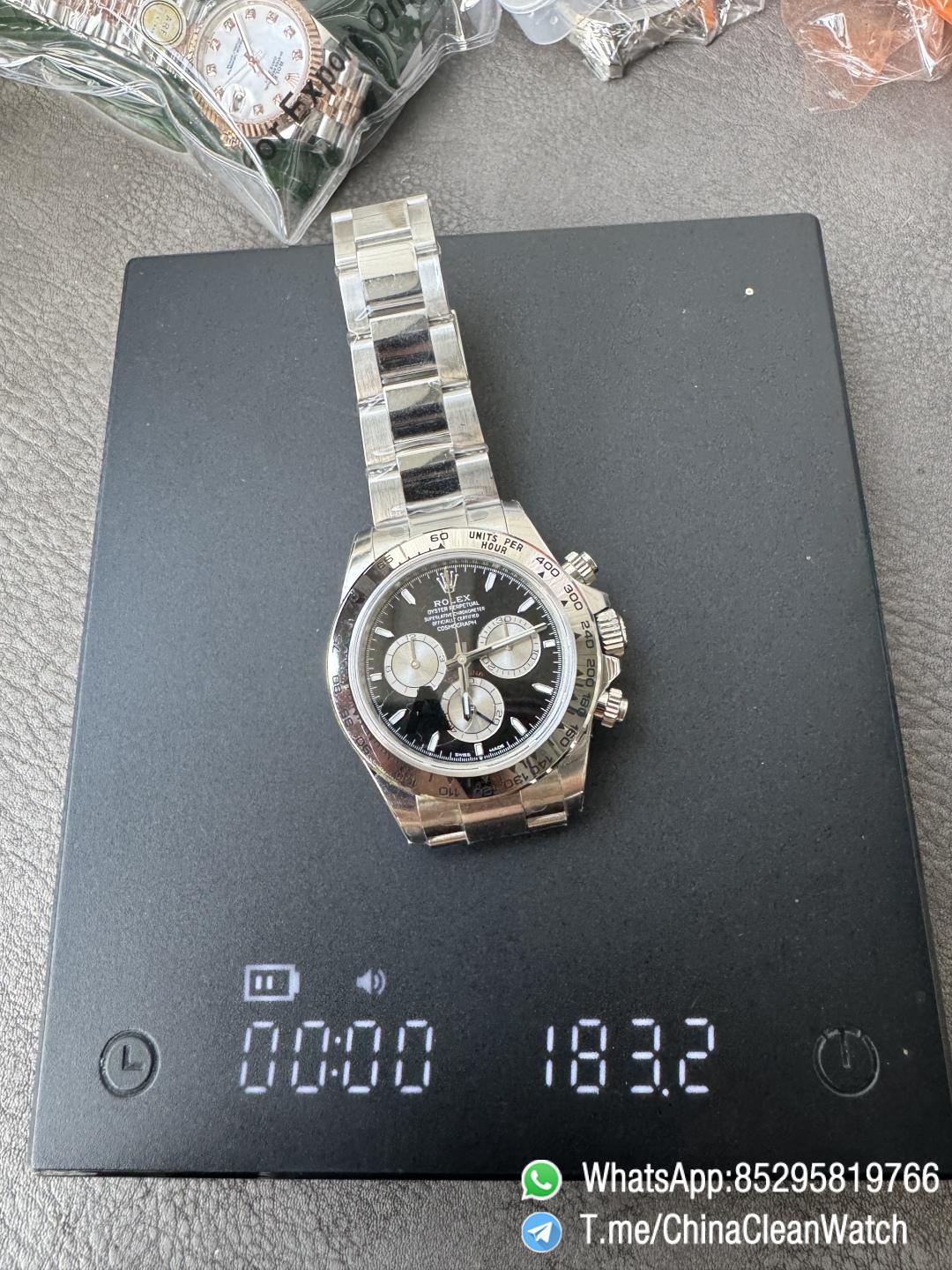 Clean Factory Authorized Store VSF Daytona 126509 Black Dial Luminous Hour Markers Silver Chrono Sub Dial 904L Steel Case Oyster Bracelet DD4131 Caliber 11 Clean Factory Authorized Store VSF Daytona 126509 Black Dial Luminous Hour Markers Silver Chrono Sub Dial 904L Steel Case Oyster Bracelet DD4131 Caliber 11