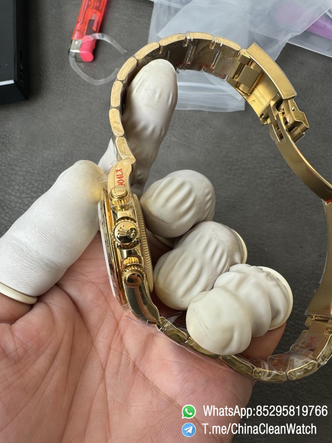 Clean Factory Certified Store QF Gain Weight Daytona 126508 Green Dial 18K Yellow Gold Plated Case and Oyster Bracelet Blue Luminous Indexs DD4131 Movement 10 Clean Factory Certified Store QF Gain Weight Daytona 126508 Green Dial 18K Yellow Gold Plated Case and Oyster Bracelet Blue Luminous Indexs DD4131 Movement 10