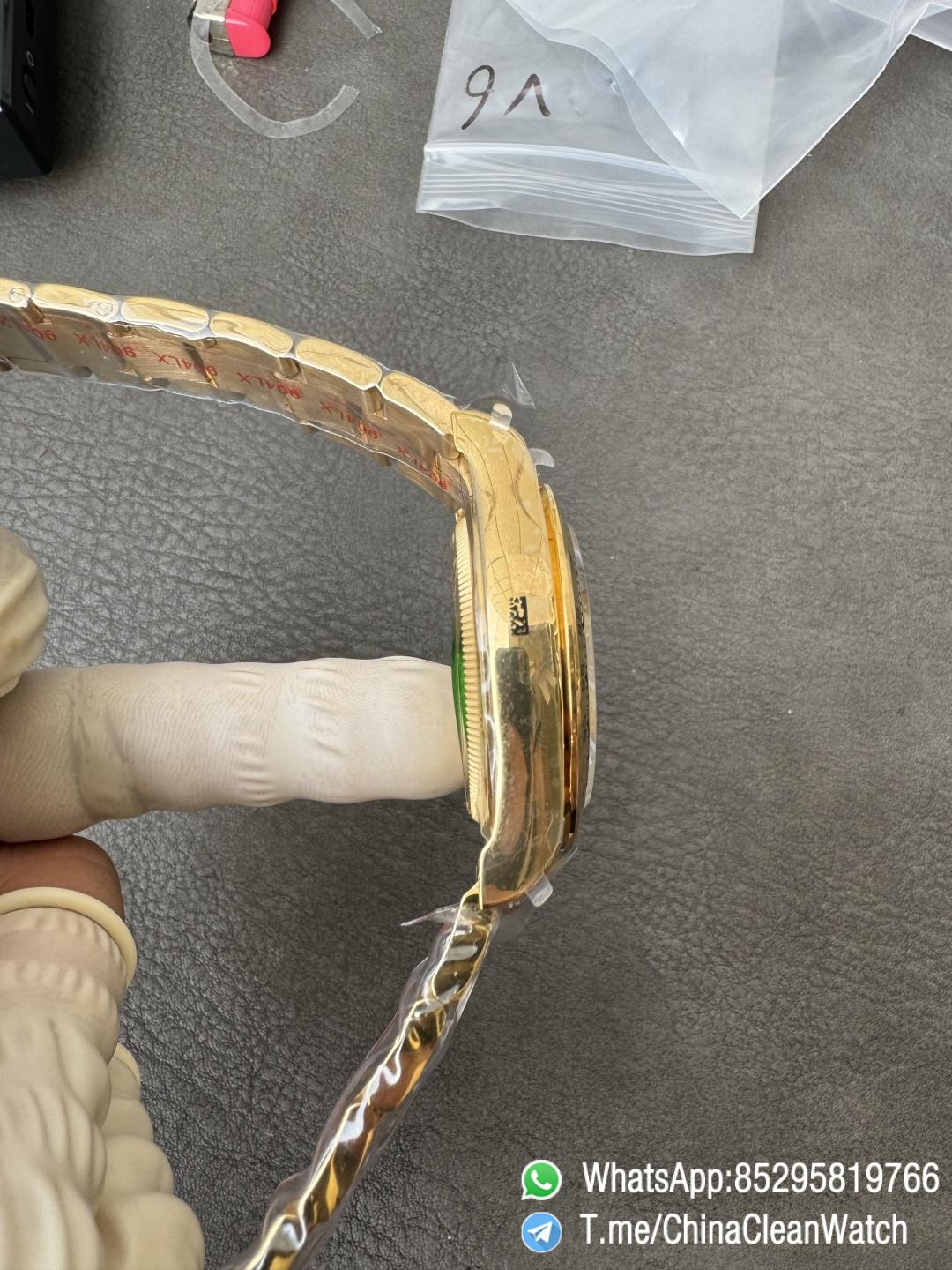 Clean Factory Certified Store QF Gain Weight Daytona 126508 Green Dial 18K Yellow Gold Plated Case and Oyster Bracelet Blue Luminous Indexs DD4131 Movement 12 Clean Factory Certified Store QF Gain Weight Daytona 126508 Green Dial 18K Yellow Gold Plated Case and Oyster Bracelet Blue Luminous Indexs DD4131 Movement 12