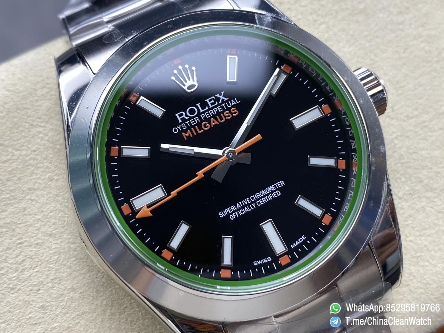 Clean Factory Watch Store C Factory Milgauss 116400 40mm Black Dial Lightning Orange Second Hand Green Sapphire Crystal Super Clone 3131 Carlibre 02 1 Clean Factory Watch Store C Factory Milgauss 116400 40mm Black Dial Lightning Orange Second Hand Green Sapphire Crystal Super Clone 3131 Carlibre 02 1