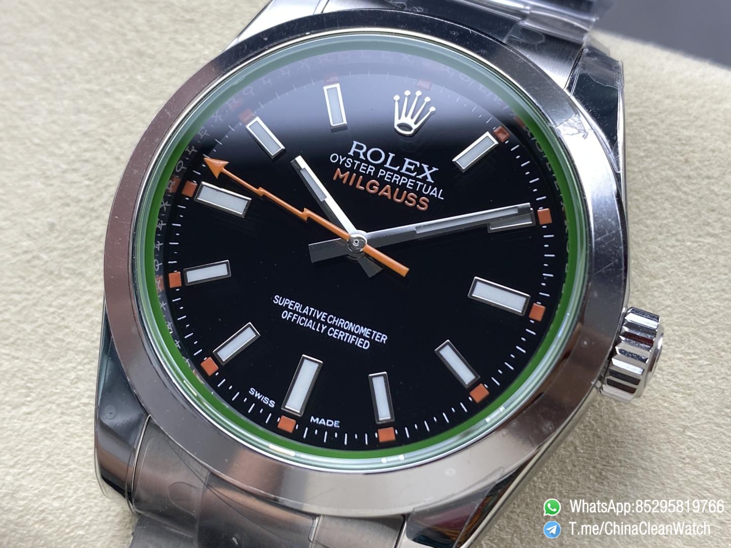 Clean Factory Watch Store C Factory Milgauss 116400 40mm Black Dial Lightning Orange Second Hand Green Sapphire Crystal Super Clone 3131 Carlibre 03 1 Clean Factory Watch Store C Factory Milgauss 116400 40mm Black Dial Lightning Orange Second Hand Green Sapphire Crystal Super Clone 3131 Carlibre 03 1
