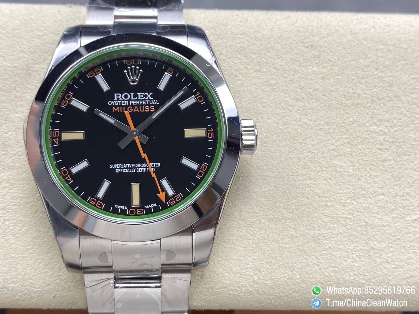 Clean Factory Watch Store C Factory Milgauss 116400 40mm Black Dial Lightning Orange Second Hand Green Sapphire Crystal Super Clone 3131 Carlibre 03 Clean Factory Watch Store C Factory Milgauss 116400 40mm Black Dial Lightning Orange Second Hand Green Sapphire Crystal Super Clone 3131 Carlibre 03