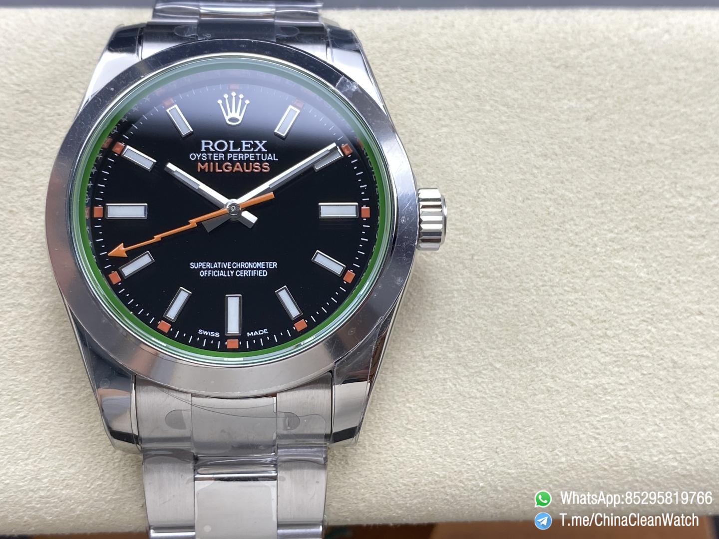 Clean Factory Watch Store C Factory Milgauss 116400 40mm Black Dial Lightning Orange Second Hand Green Sapphire Crystal Super Clone 3131 Carlibre 04 1 Clean Factory Watch Store C Factory Milgauss 116400 40mm Black Dial Lightning Orange Second Hand Green Sapphire Crystal Super Clone 3131 Carlibre 04 1
