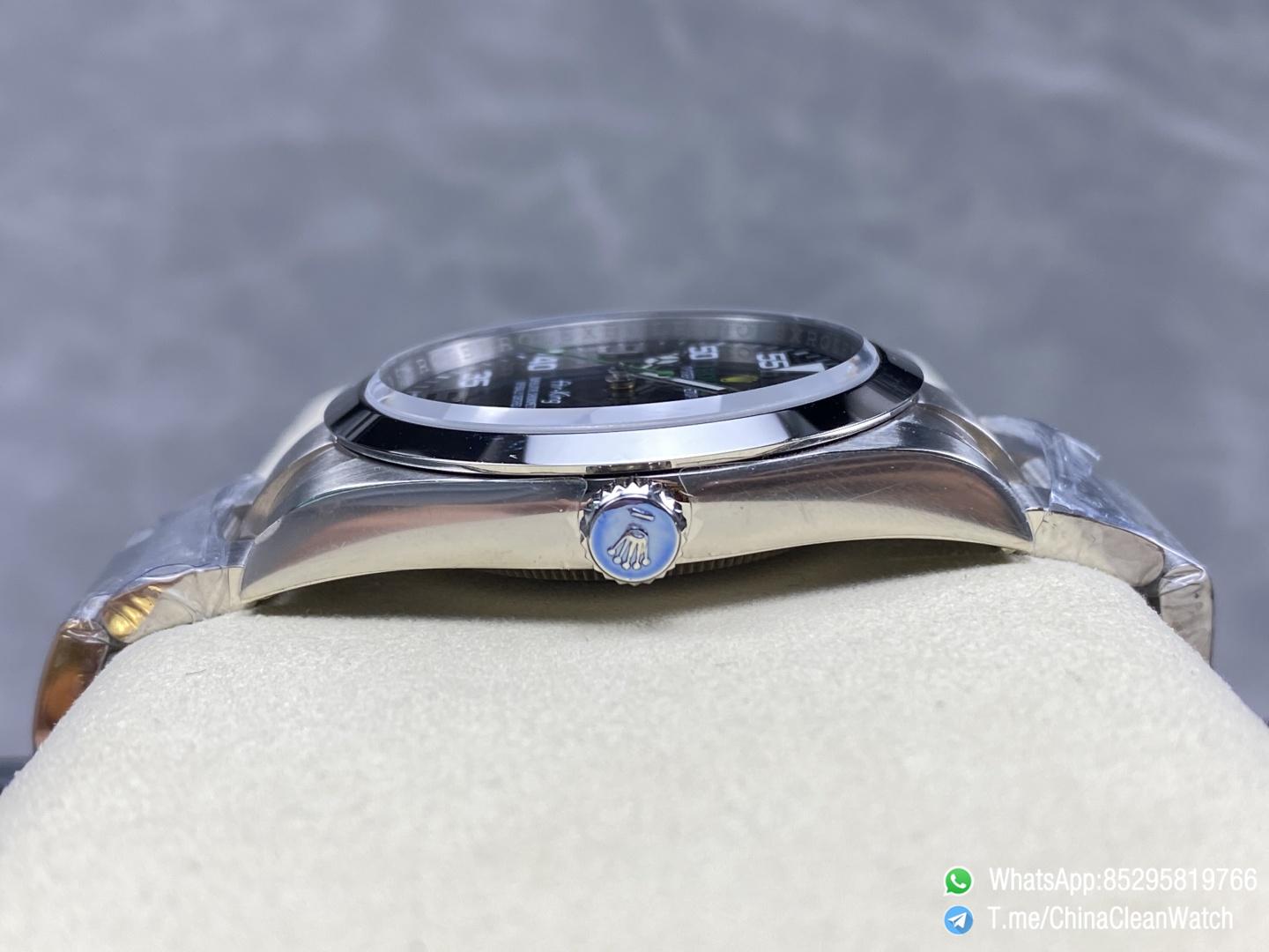 Clean Factory Watches Authorized Store C Factory Air King 126900 Black Dial Green Second Hand 904L Steel Case Bracelet VR3230 Movement 05 Clean Factory Watches Authorized Store C Factory Air King 126900 Black Dial Green Second Hand 904L Steel Case Bracelet VR3230 Movement 05