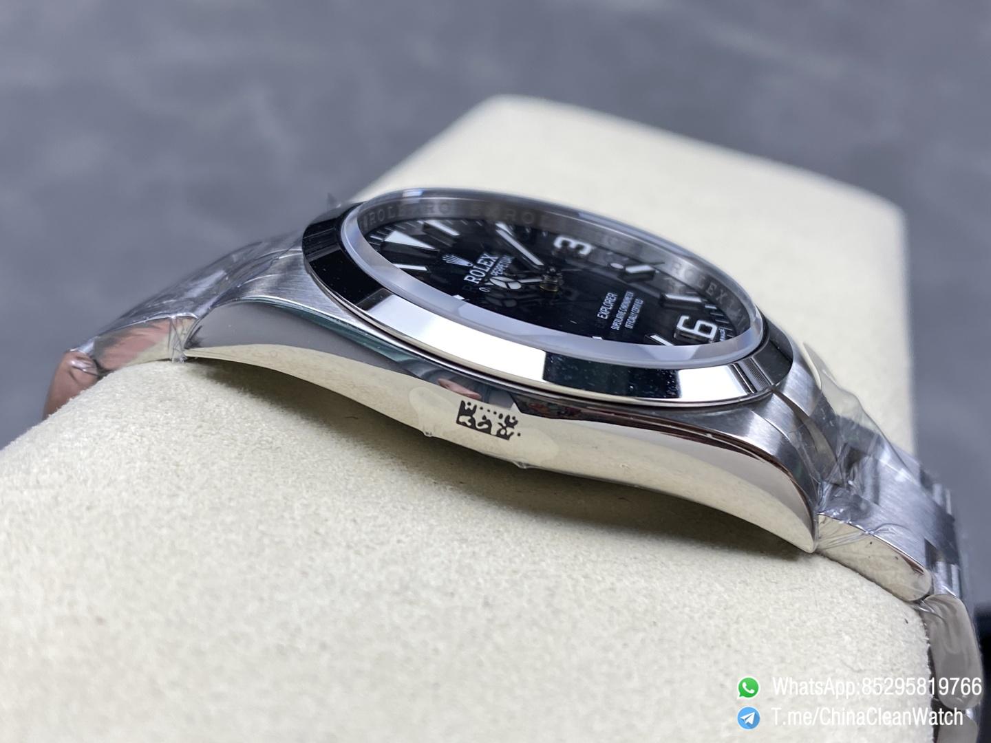Clean Factory Watches Authorized Store C Factory Explorer 214270 39mm Black Dial 904L Stainless Steel Case and Oyster Bracelet 3132 Movement 07 Clean Factory Watches Authorized Store C Factory Explorer 214270 39mm Black Dial 904L Stainless Steel Case and Oyster Bracelet 3132 Movement 07