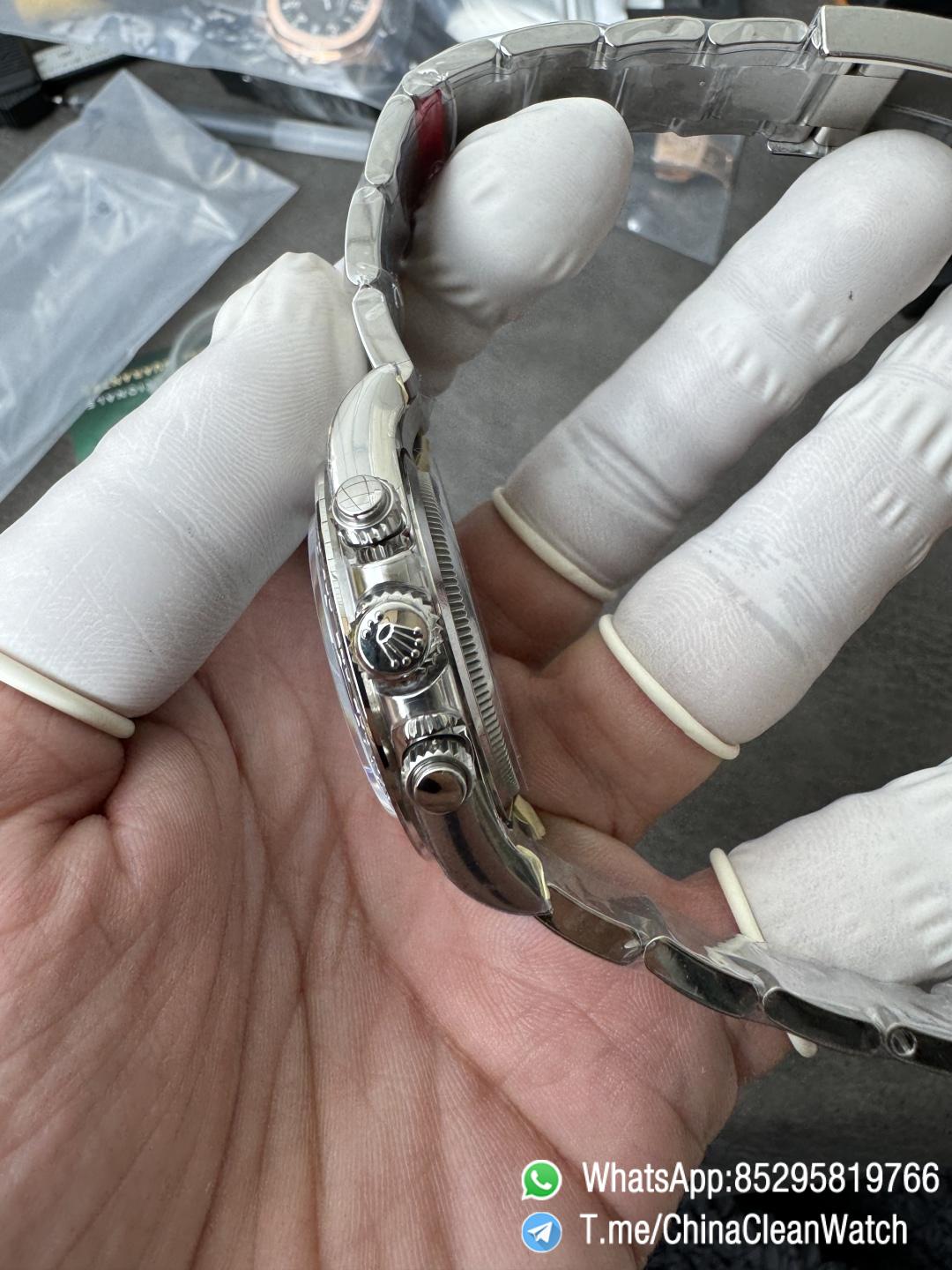 Clean Factory Watches VSF Daytona 126506 Gain Weight 164g Ice Blue Dial Diamonds Indexes Brown Ceramic Bezel DD4131 Caliber 904L Oyster Bracelet 12 Clean Factory Watches VSF Daytona 126506 Gain Weight 164g Ice Blue Dial Diamonds Indexes Brown Ceramic Bezel DD4131 Caliber 904L Oyster Bracelet 12